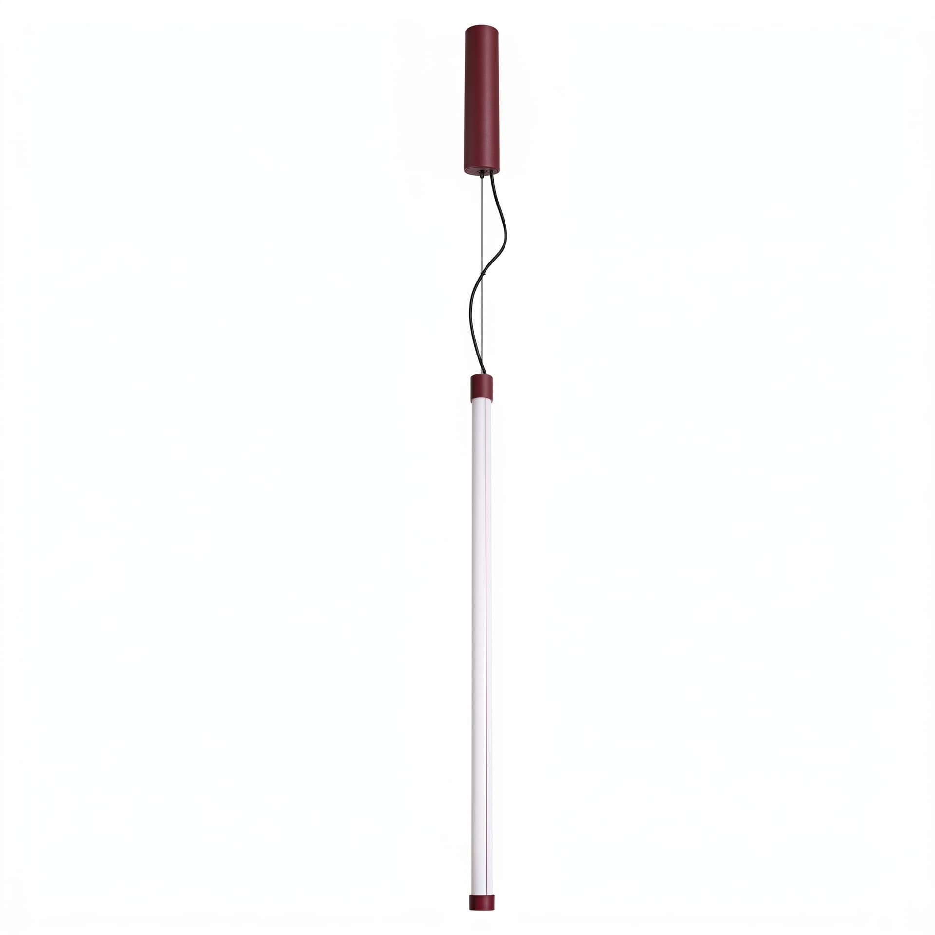 Pendant lamp TRANG 75 cm, burgundy, Thoro