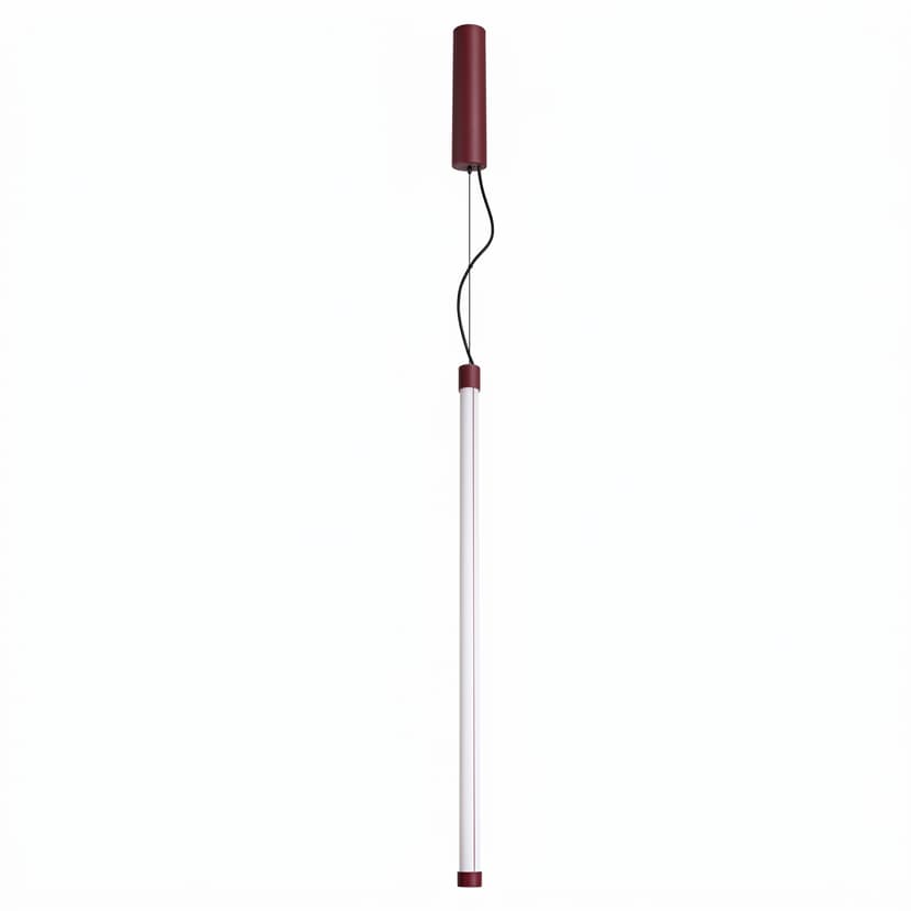 Pendant lamp TRANG 75 cm, burgundy, Thoro