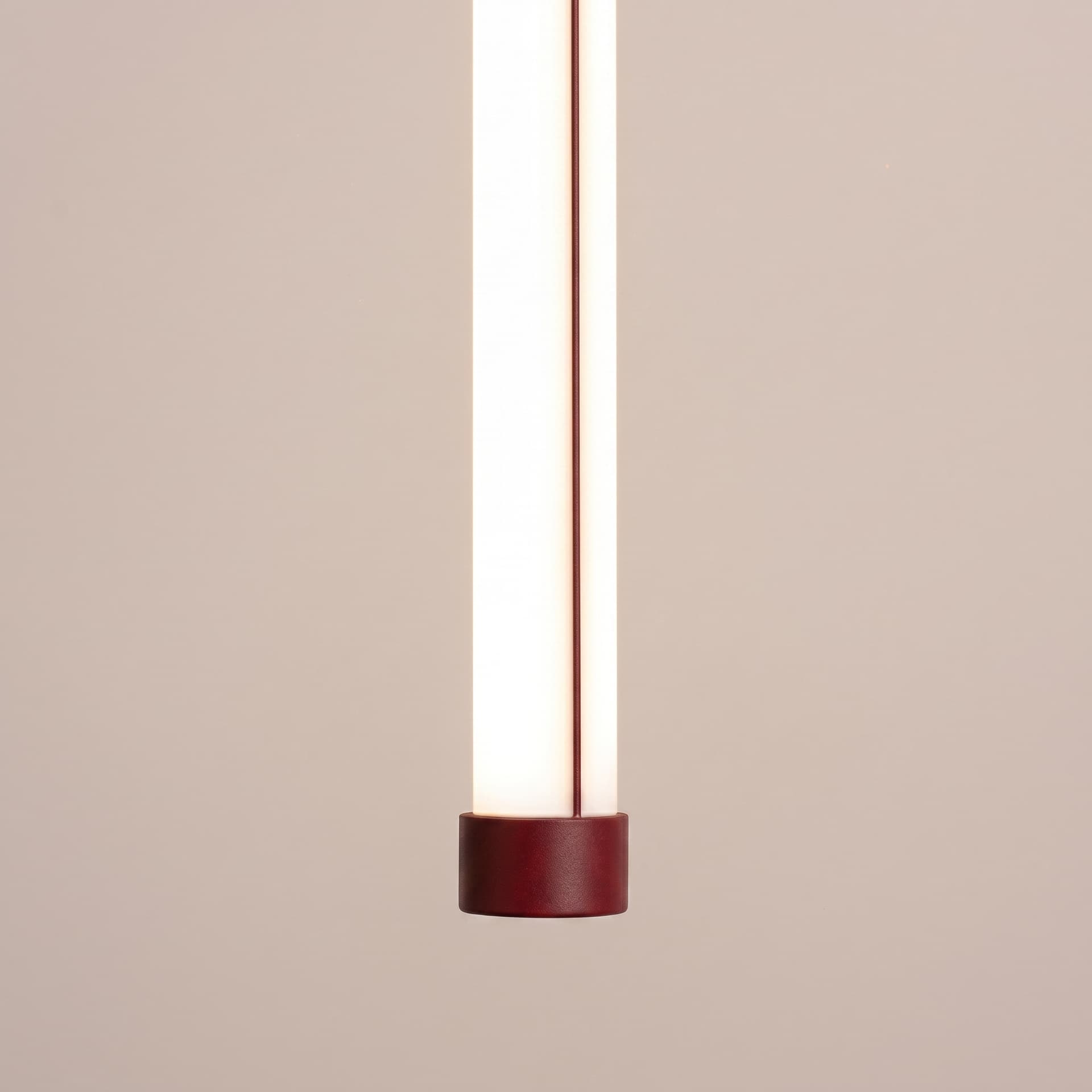 Pendant lamp TRANG 75 cm, burgundy, Thoro - 311977