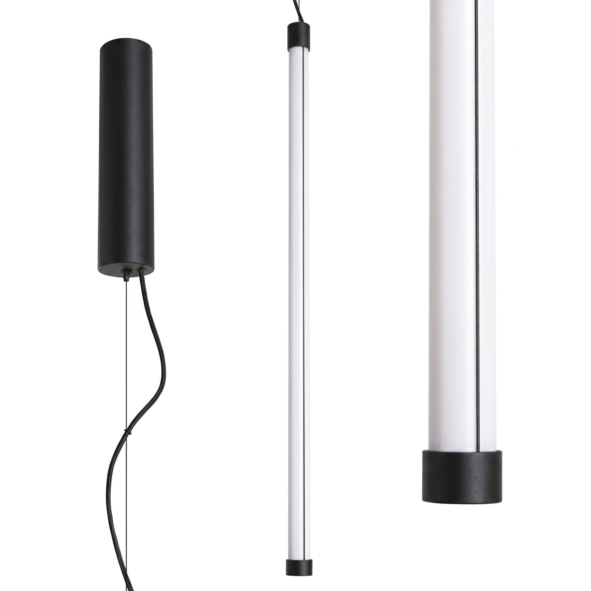 Pendant lamp TRANG 75 cm, black, Thoro - 311964
