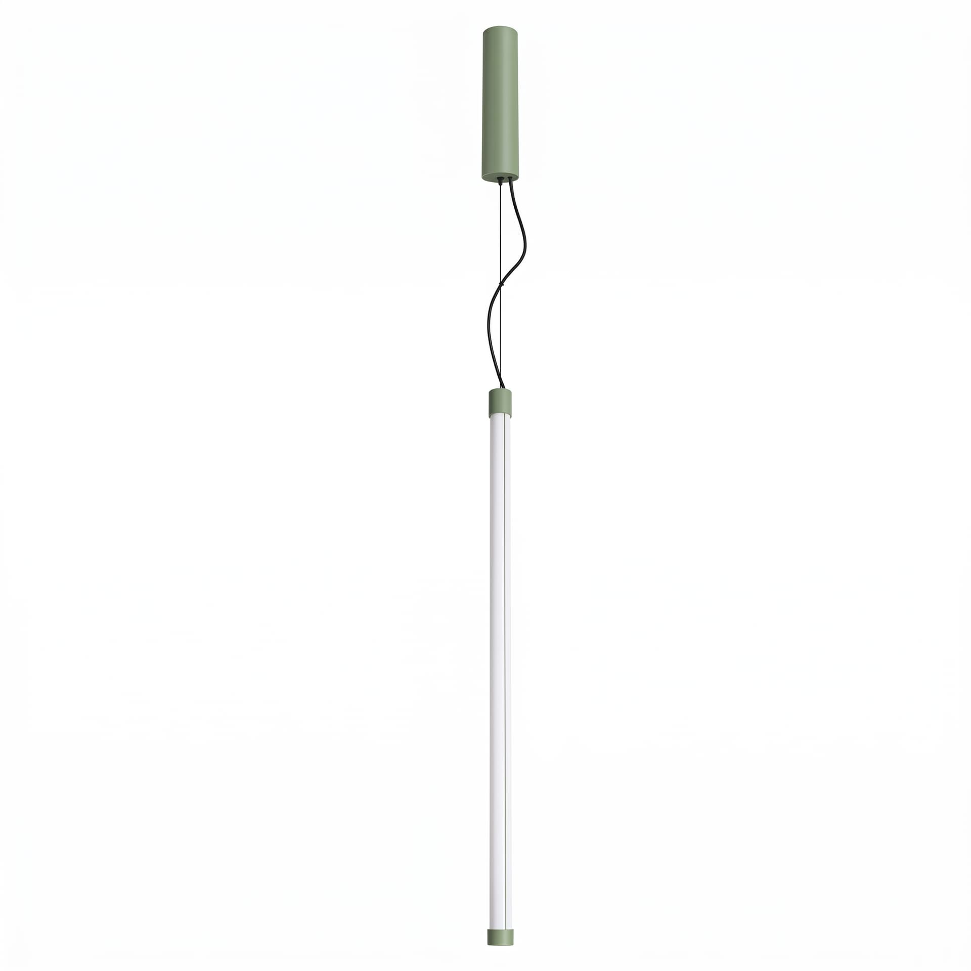 Pendant lamp TRANG 75 cm, sage green, Thoro