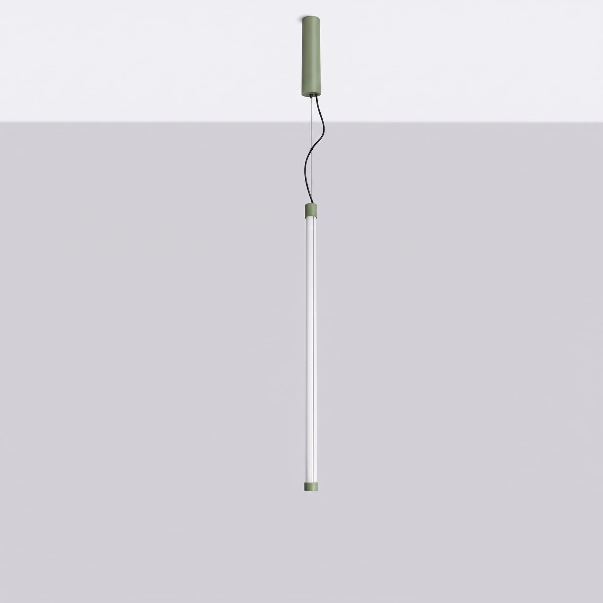Pendant lamp TRANG 75 cm, sage green, Thoro - 311921
