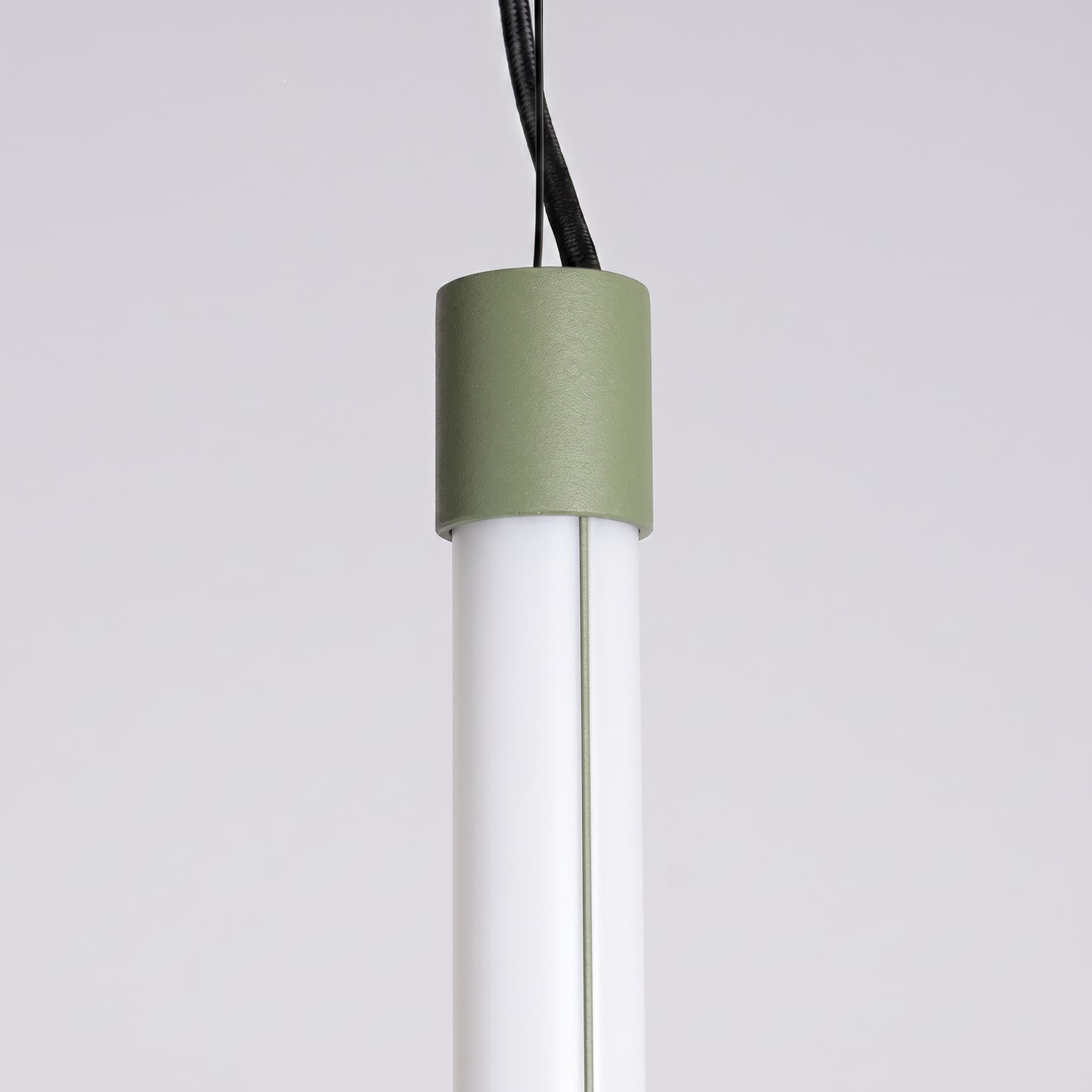 Pendant lamp TRANG 75 cm, sage green, Thoro - 311924