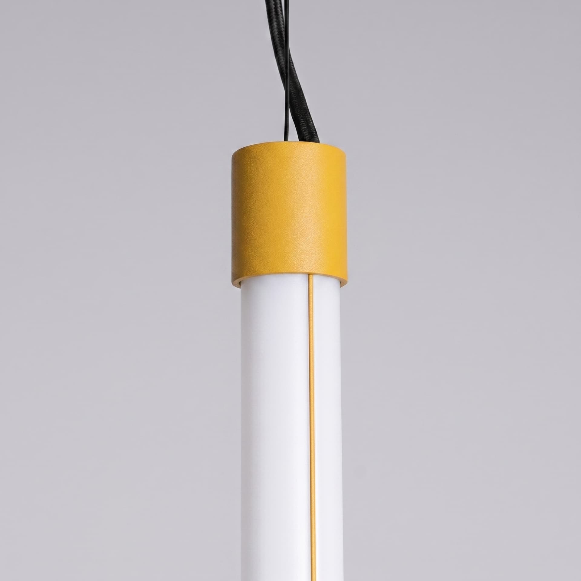 Pendant lamp TRANG 75 cm, yellow, Thoro - 311888