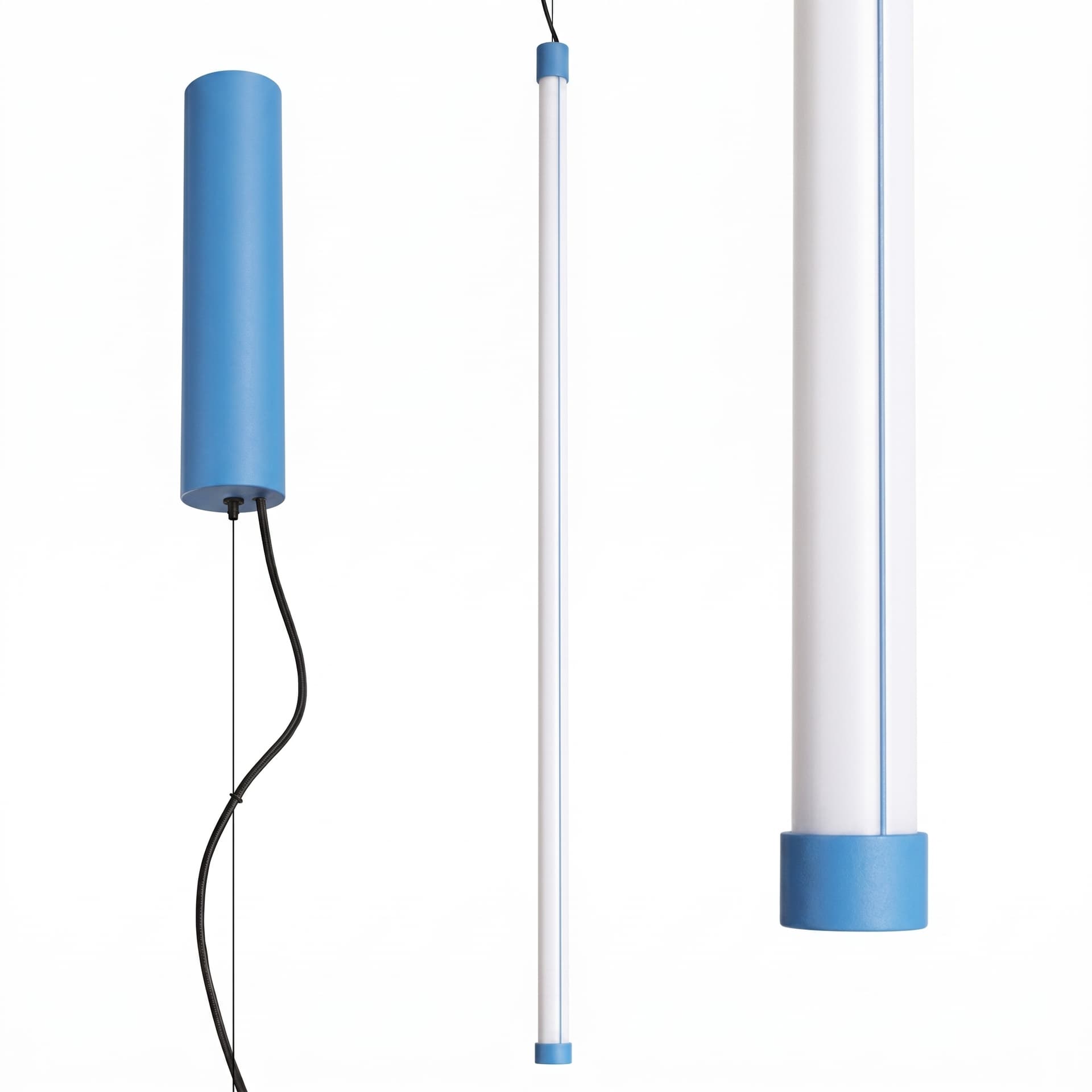 Pendant lamp TRANG 100 cm, blue, Thoro - 311856