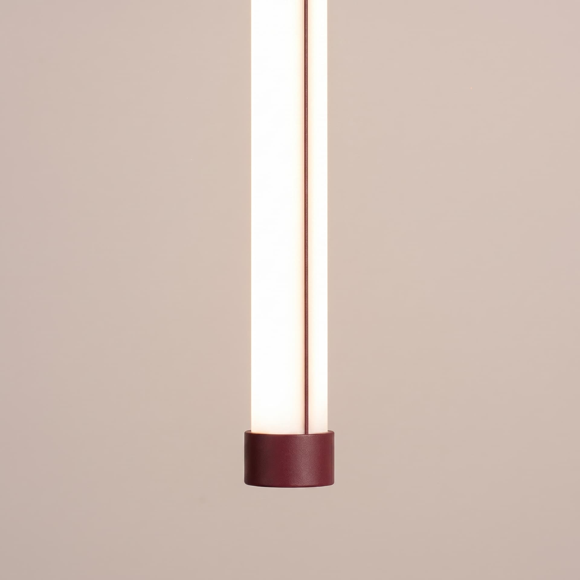 Pendant lamp TRANG 100 cm, burgundy, Thoro - 311842
