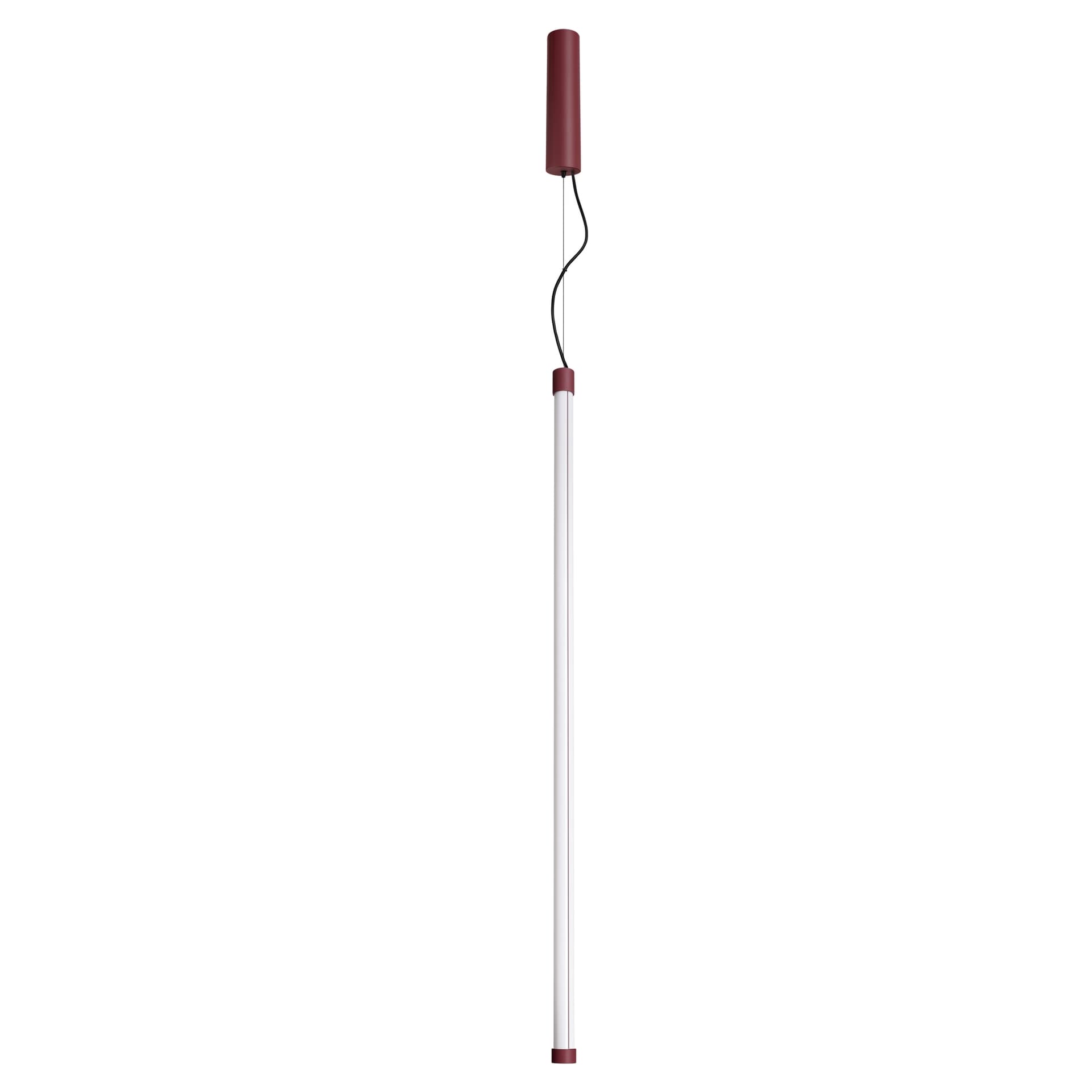 Pendant lamp TRANG 100 cm, burgundy, Thoro