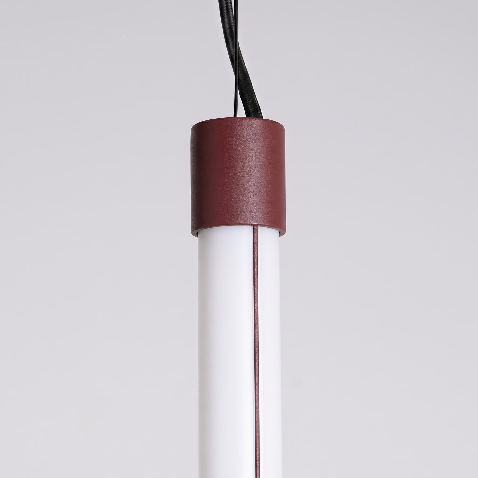 Pendant lamp TRANG 100 cm, burgundy, Thoro - 311843