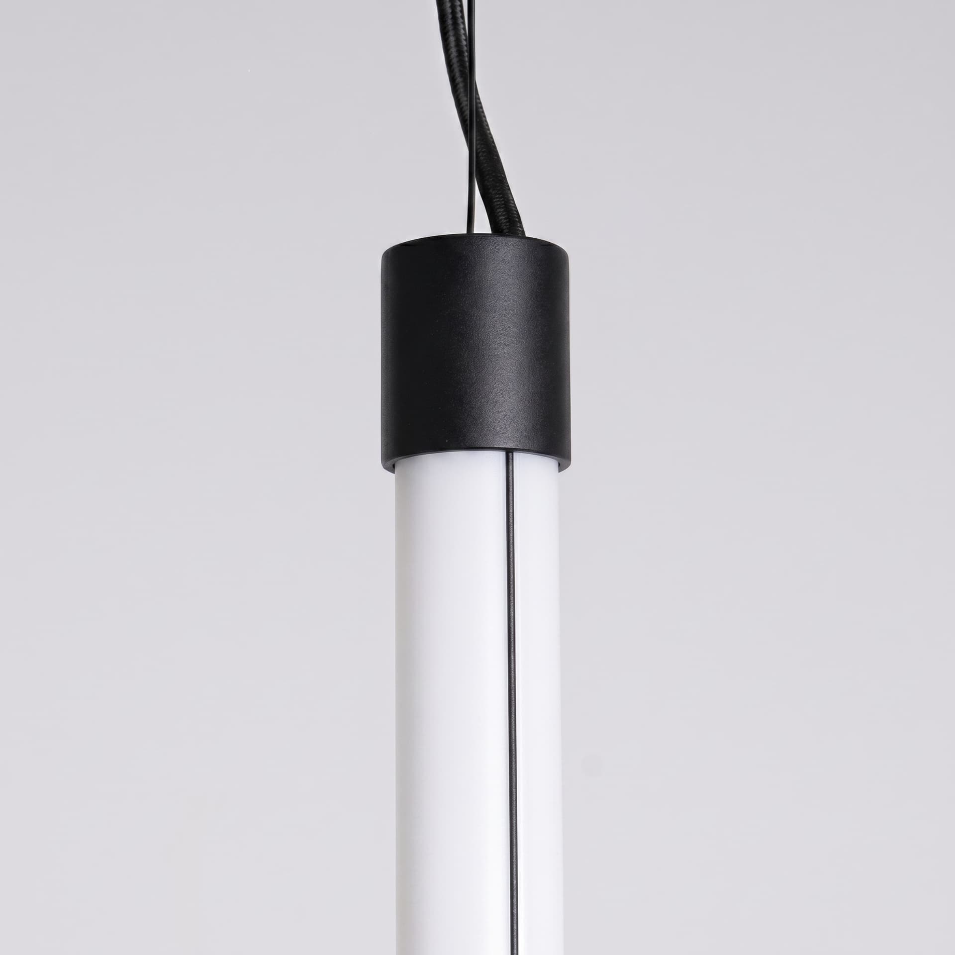 Pendant lamp TRANG 100 cm, black and white, Thoro - 311834