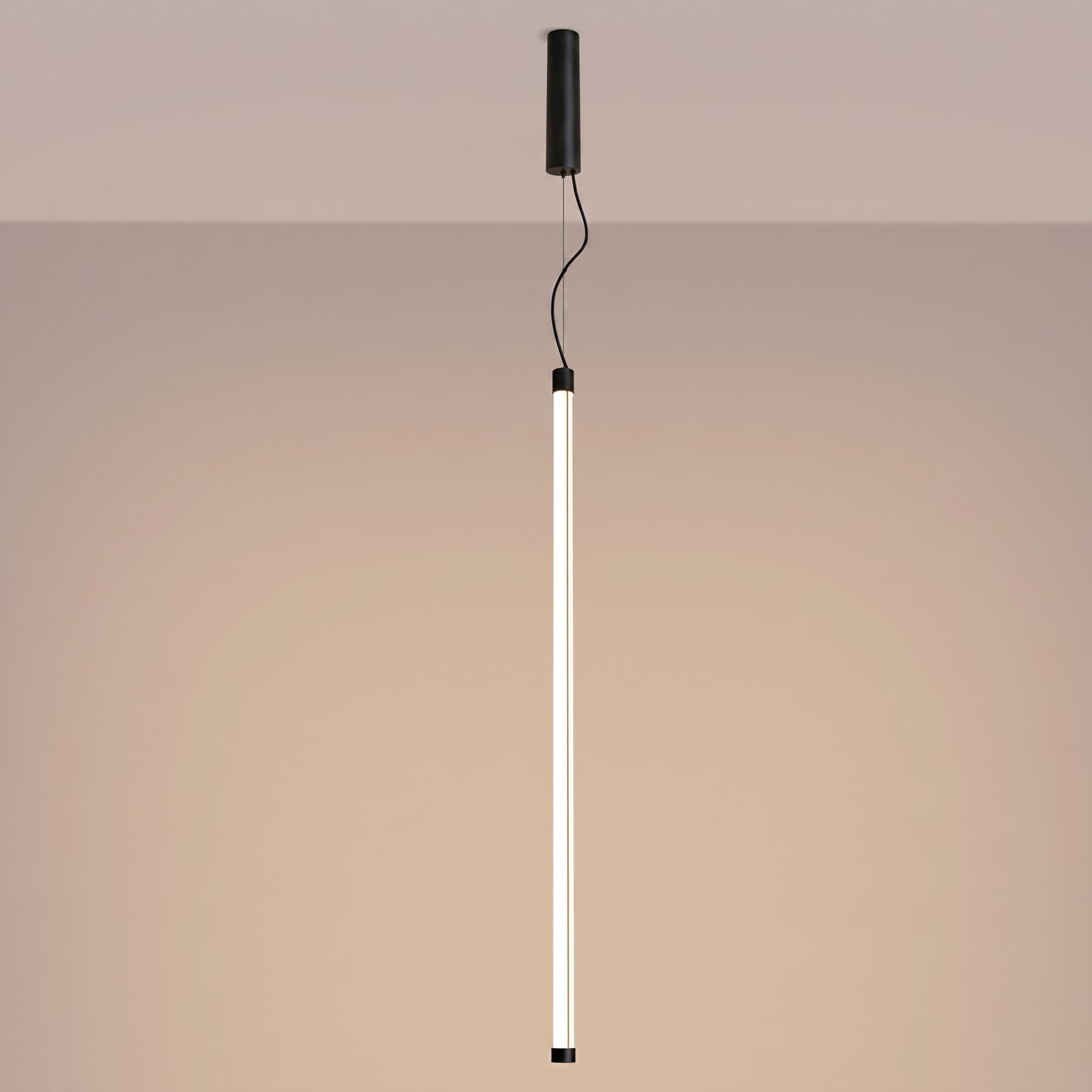 Pendant lamp TRANG 100 cm, black and white, Thoro - 311832