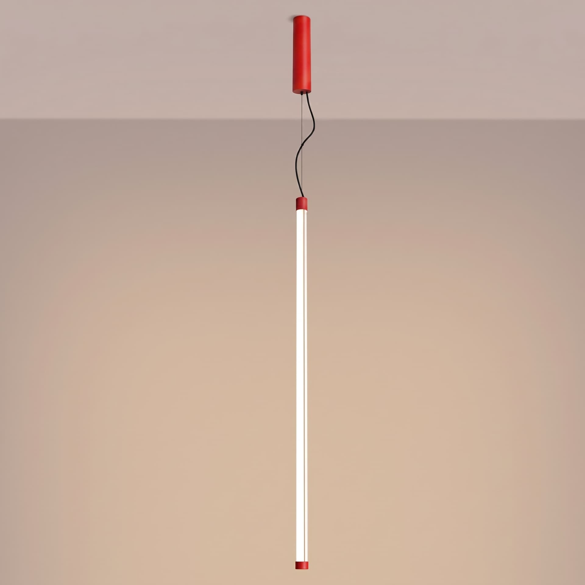 Pendant lamp TRANG 100 cm, red, Thoro - 311823