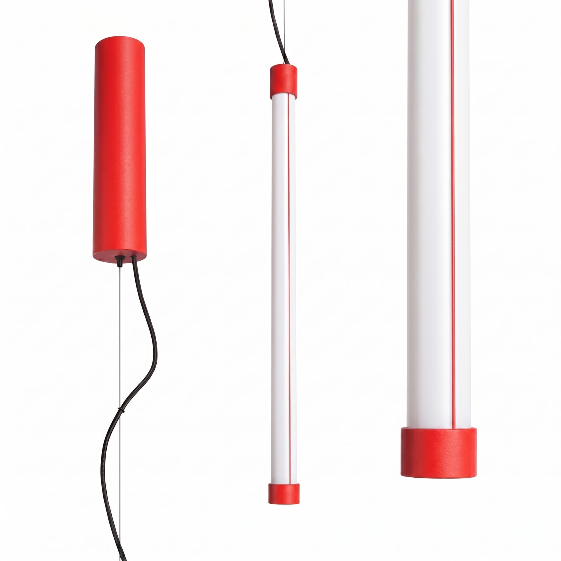 Pendant lamp TRANG 100 cm, red, Thoro - 311820