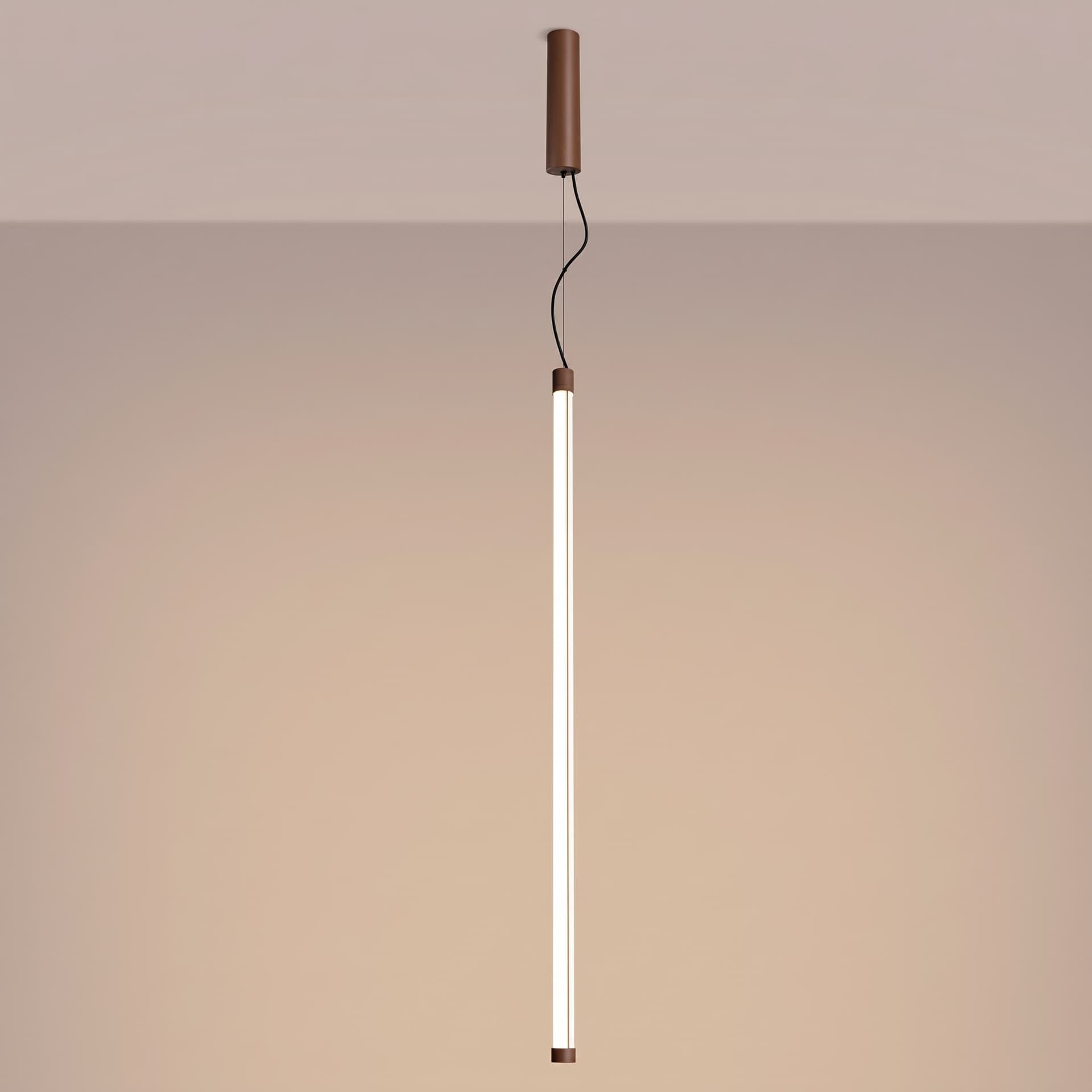 Pendant lamp TRANG 100 cm, mocha, white, black, Thoro - 312778