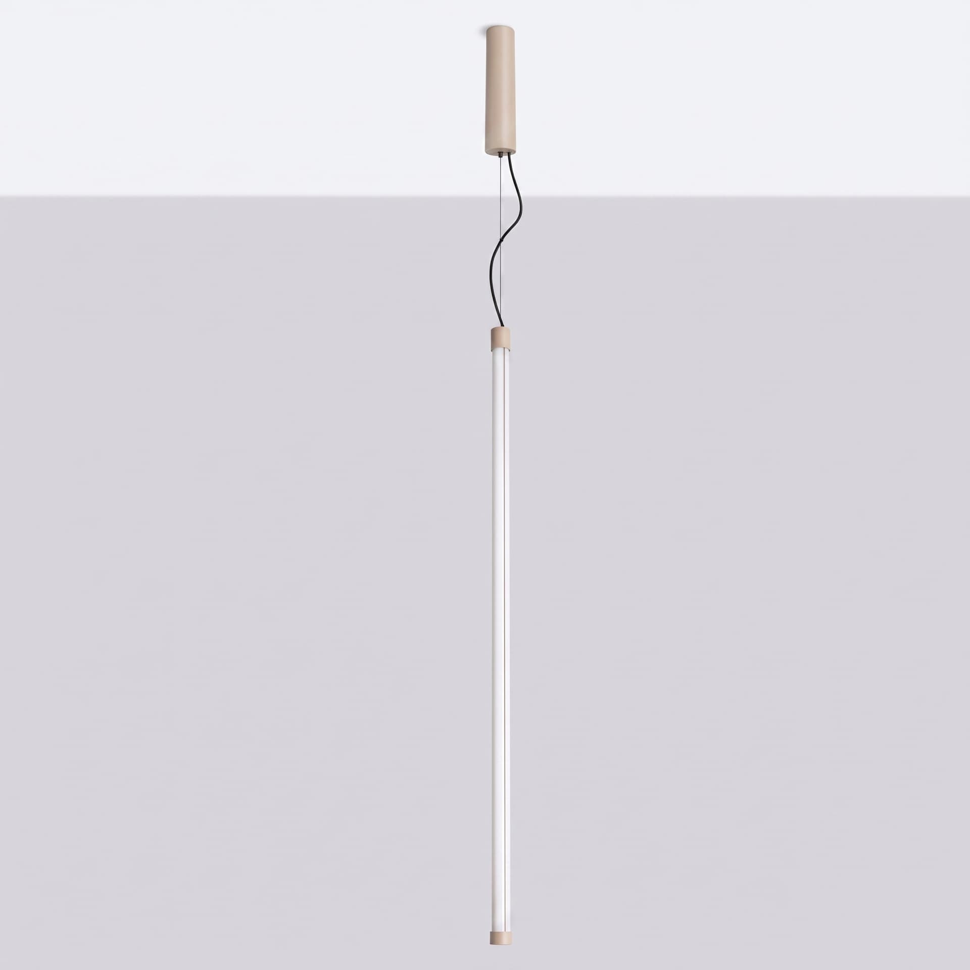 Pendant lamp TRANG 100 cm, taupe, Thoro - 312759