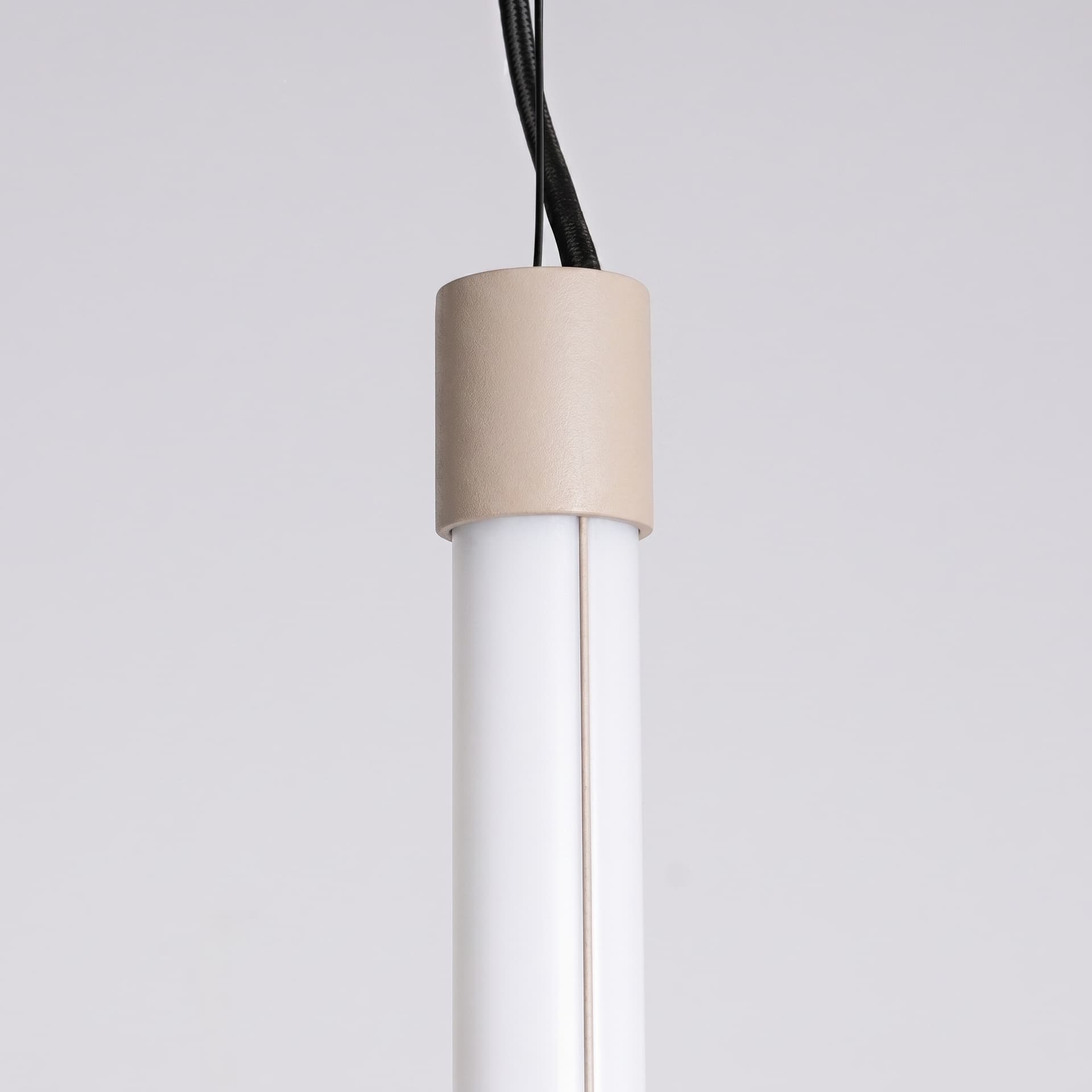 Pendant lamp TRANG 100 cm, taupe, Thoro - 312762