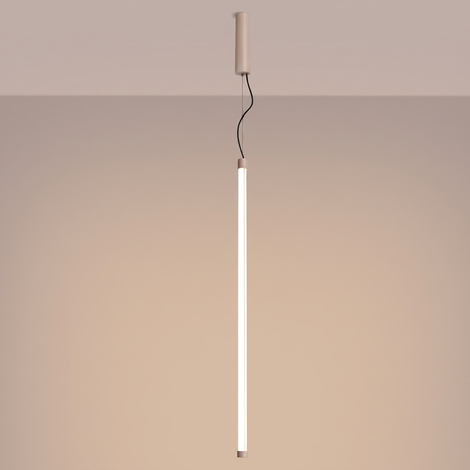 Pendant lamp TRANG 100 cm, taupe, Thoro - 312760