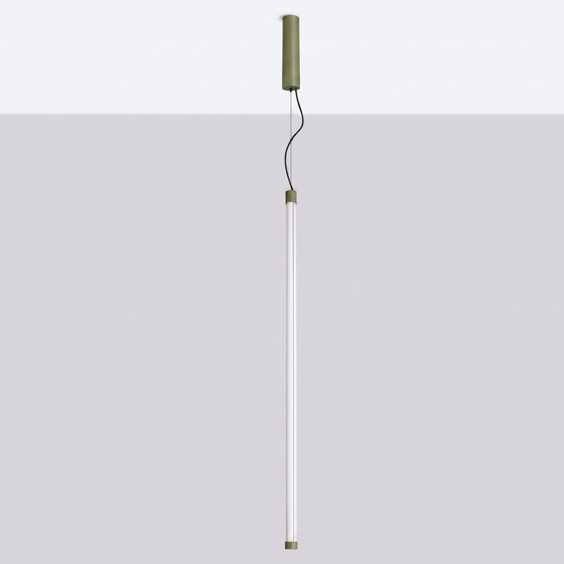 Pendant lamp TRANG 100 cm, olive green, Thoro - 312741