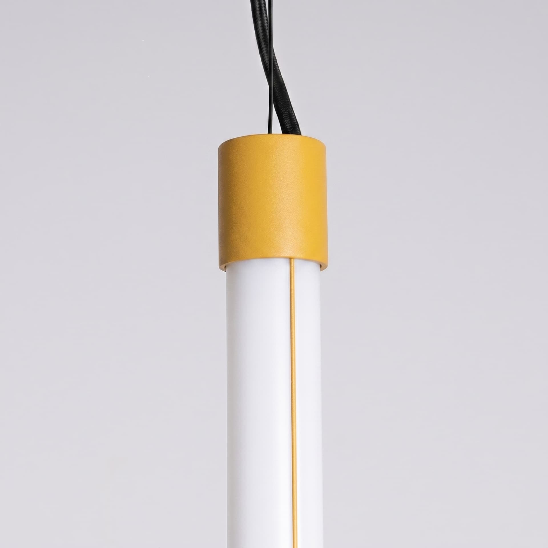 Pendant lamp TRANG 100 cm, yellow, Thoro - 312735