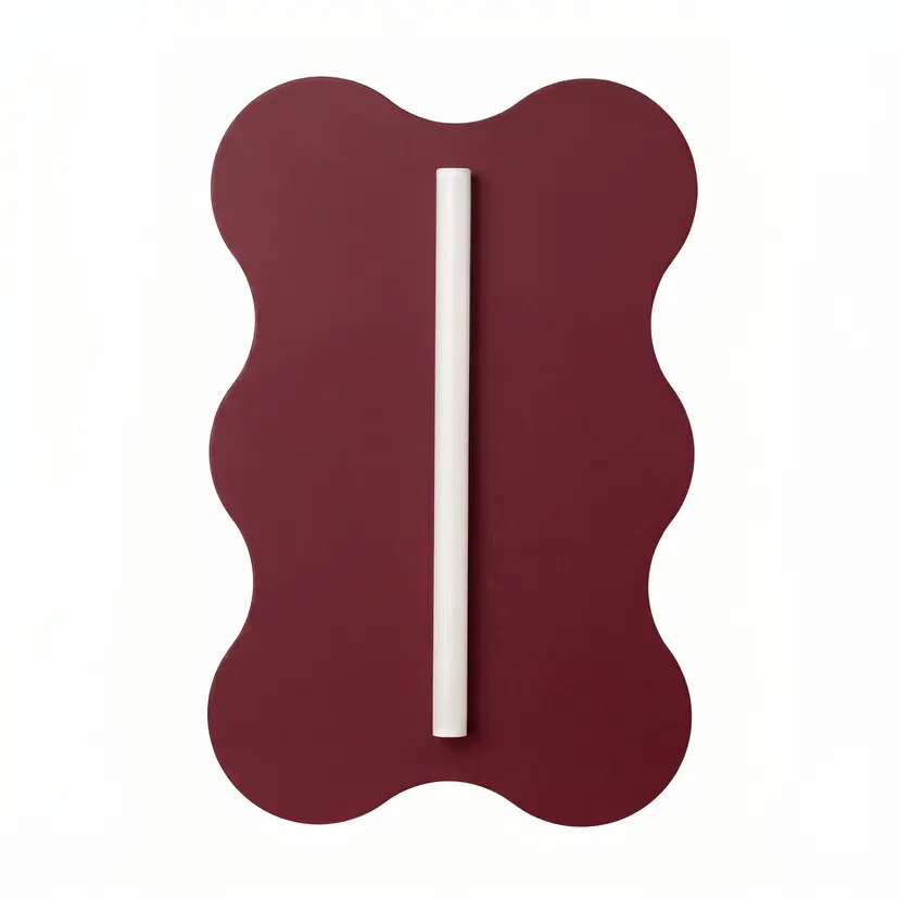Wall lamp KLOVER burgundy, Thoro