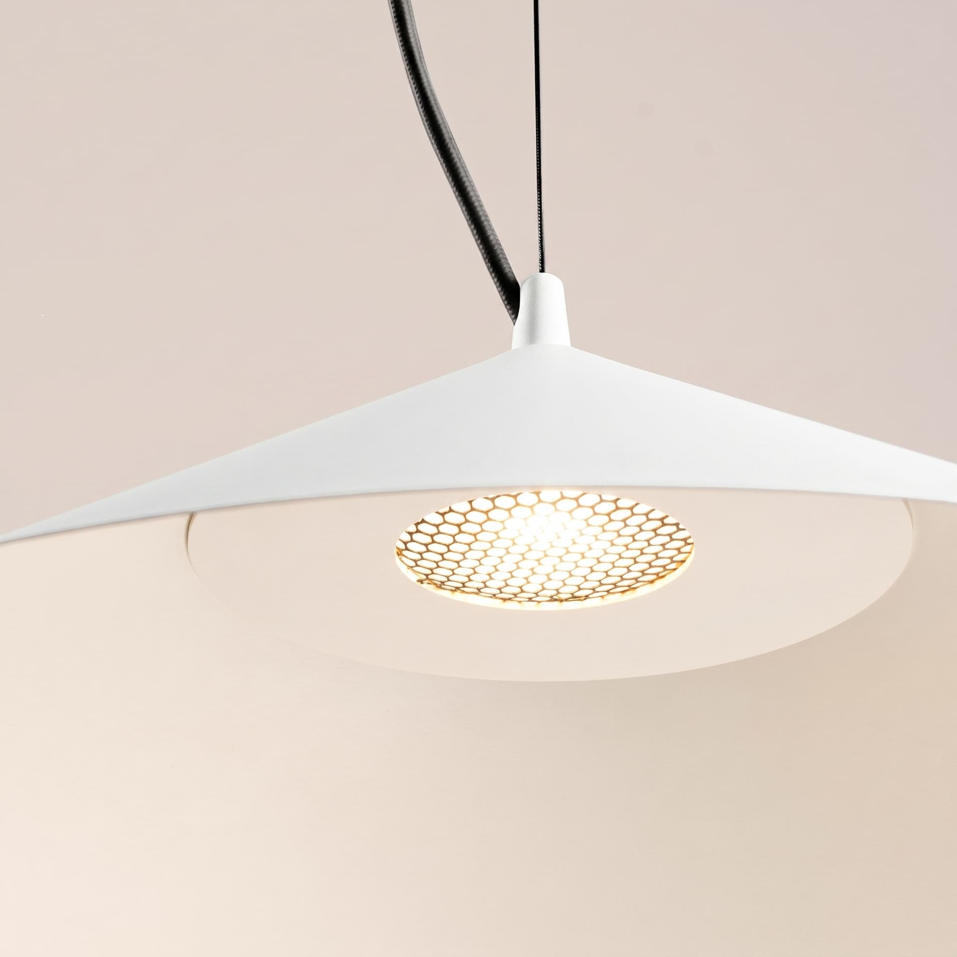 Pendant lamp FINT white, Thoro - 312477