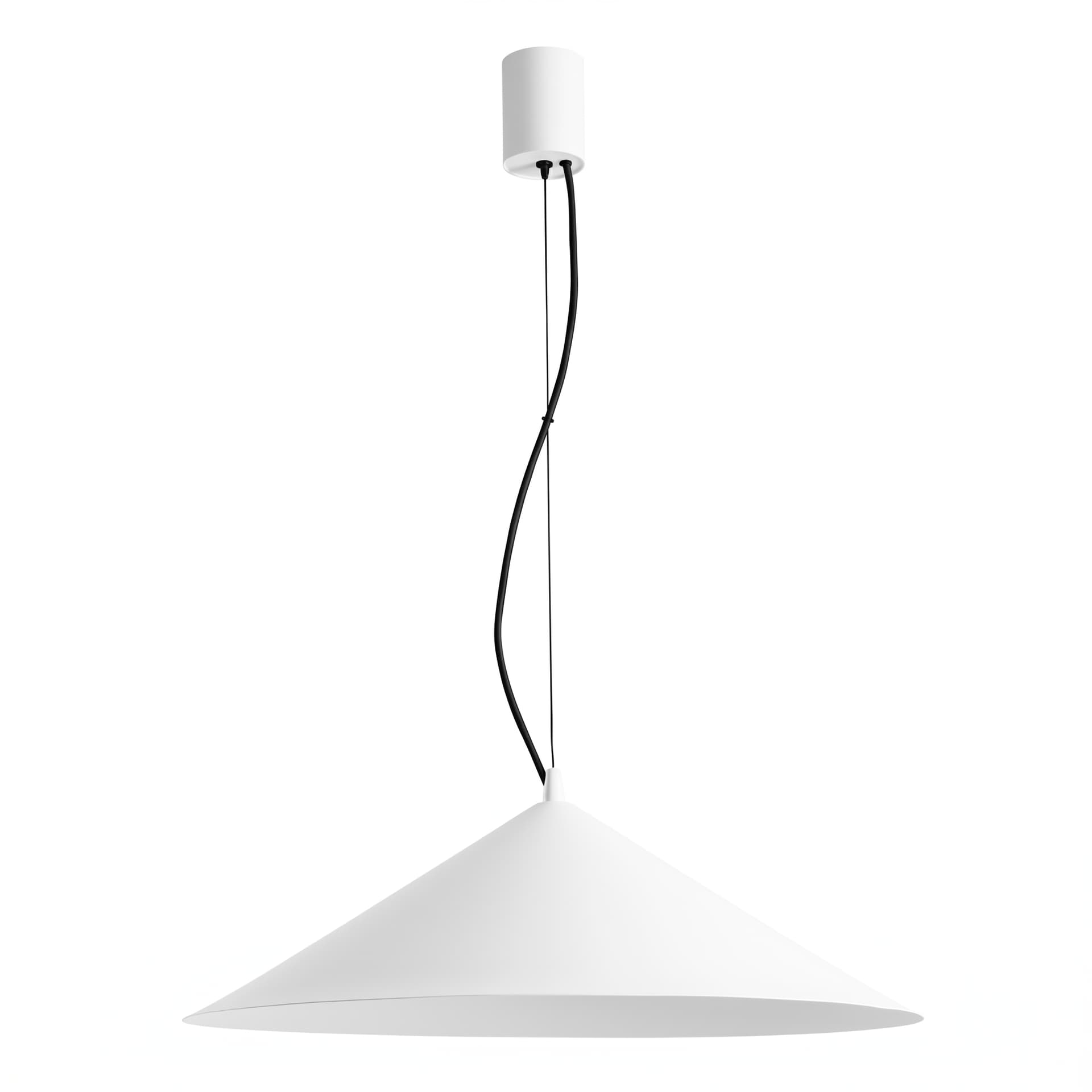 Pendant lamp FINT white, Thoro