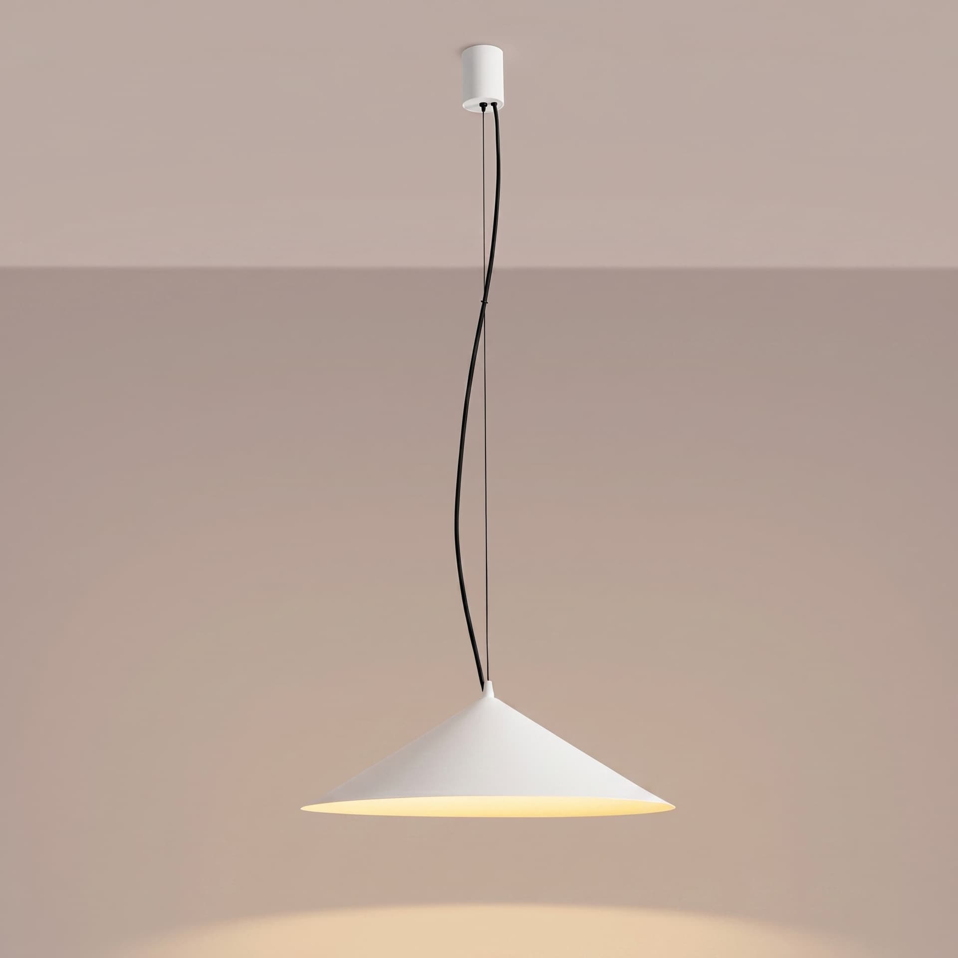 Pendant lamp FINT white, Thoro - 312475