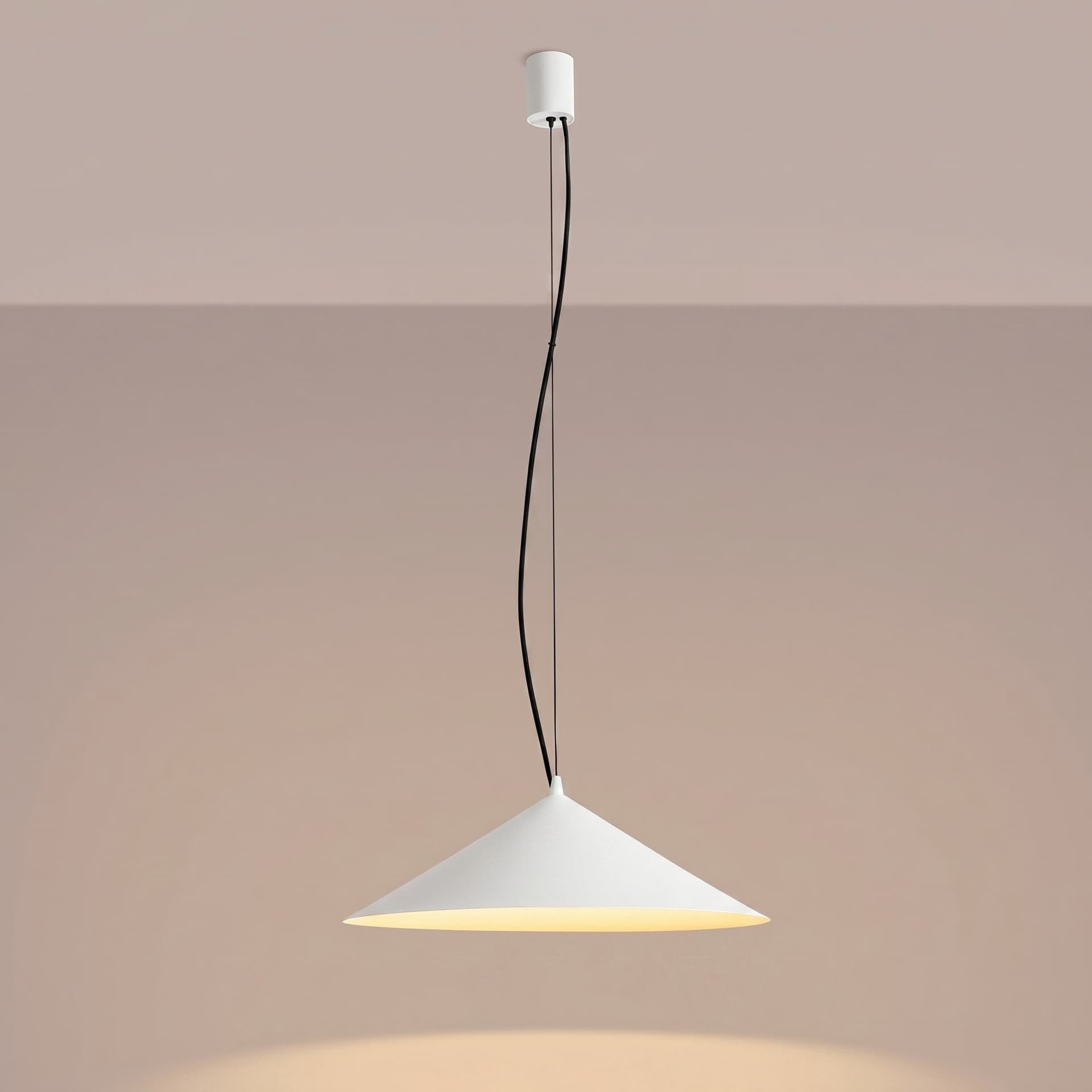 Pendant lamp FINT white, Thoro - 312480