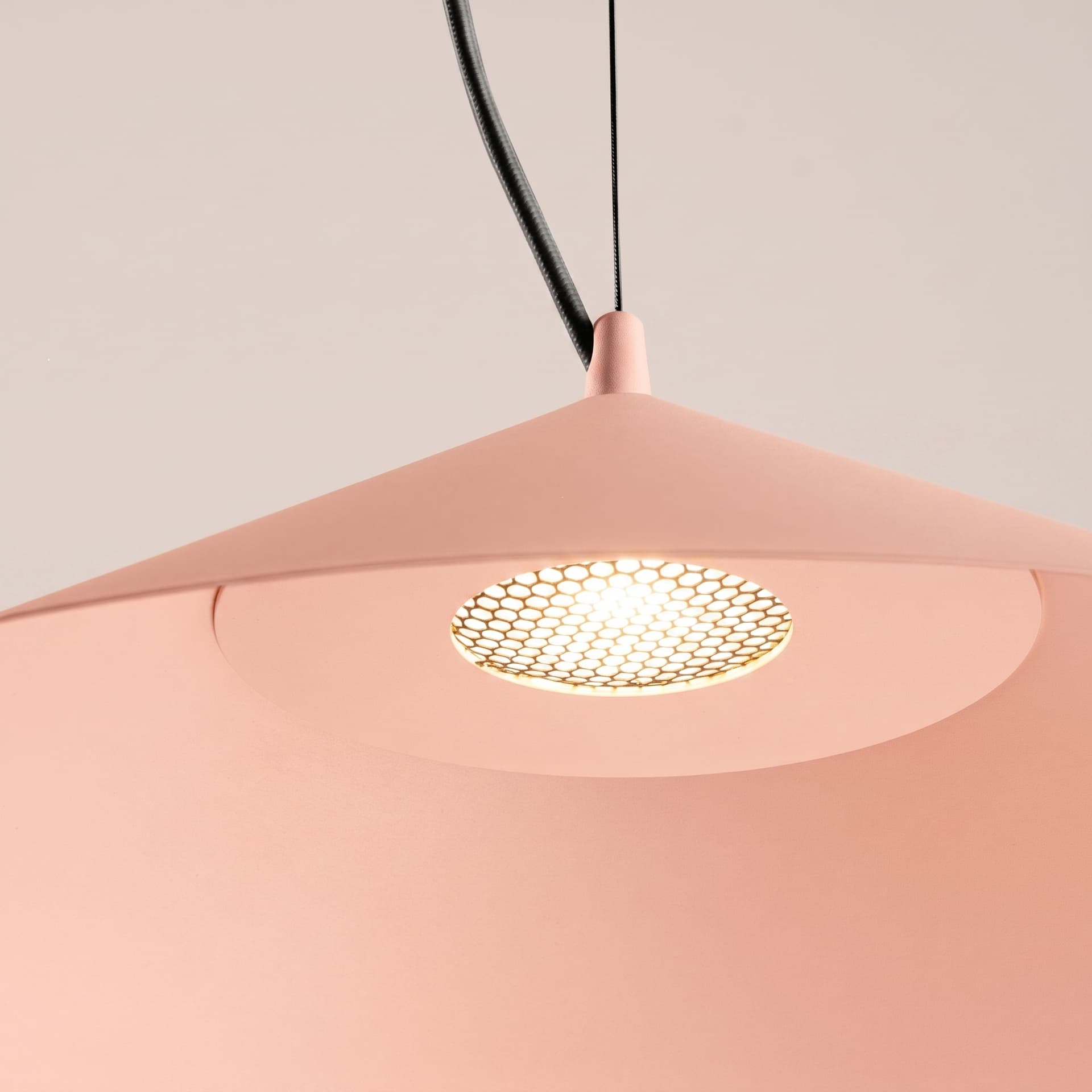 Pendant lamp FINT peach, Thoro - 312455