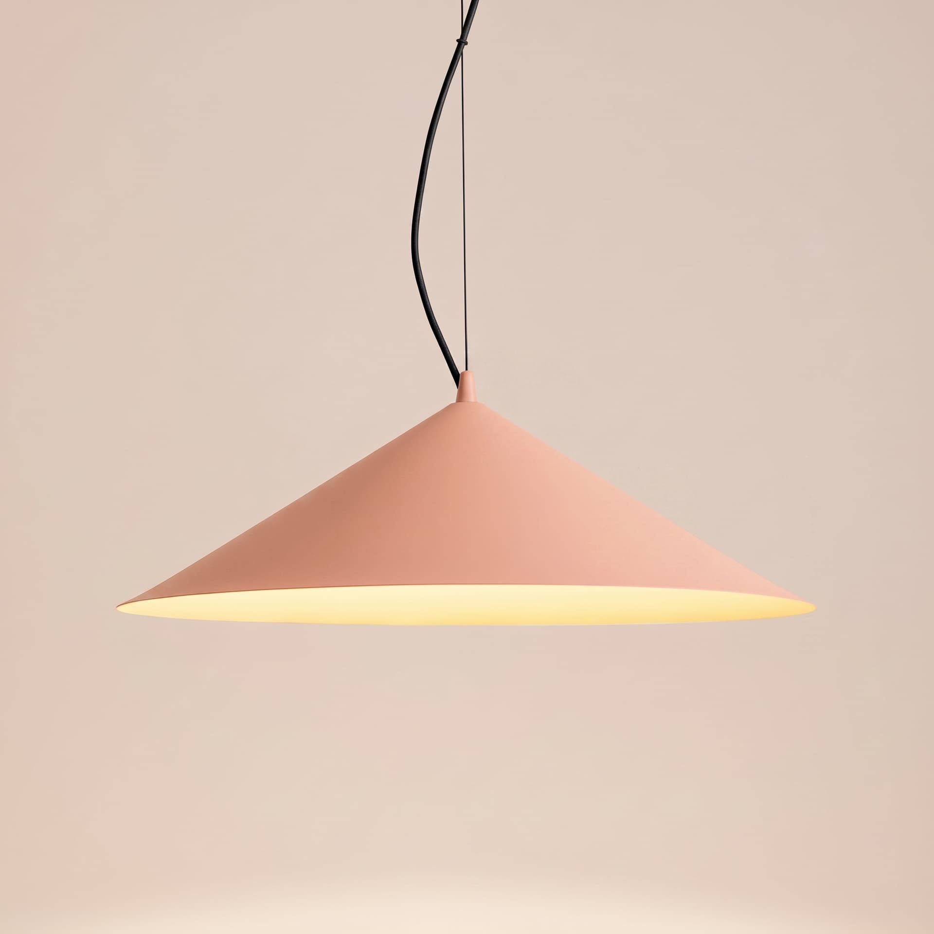Pendant lamp FINT peach, Thoro - 312454