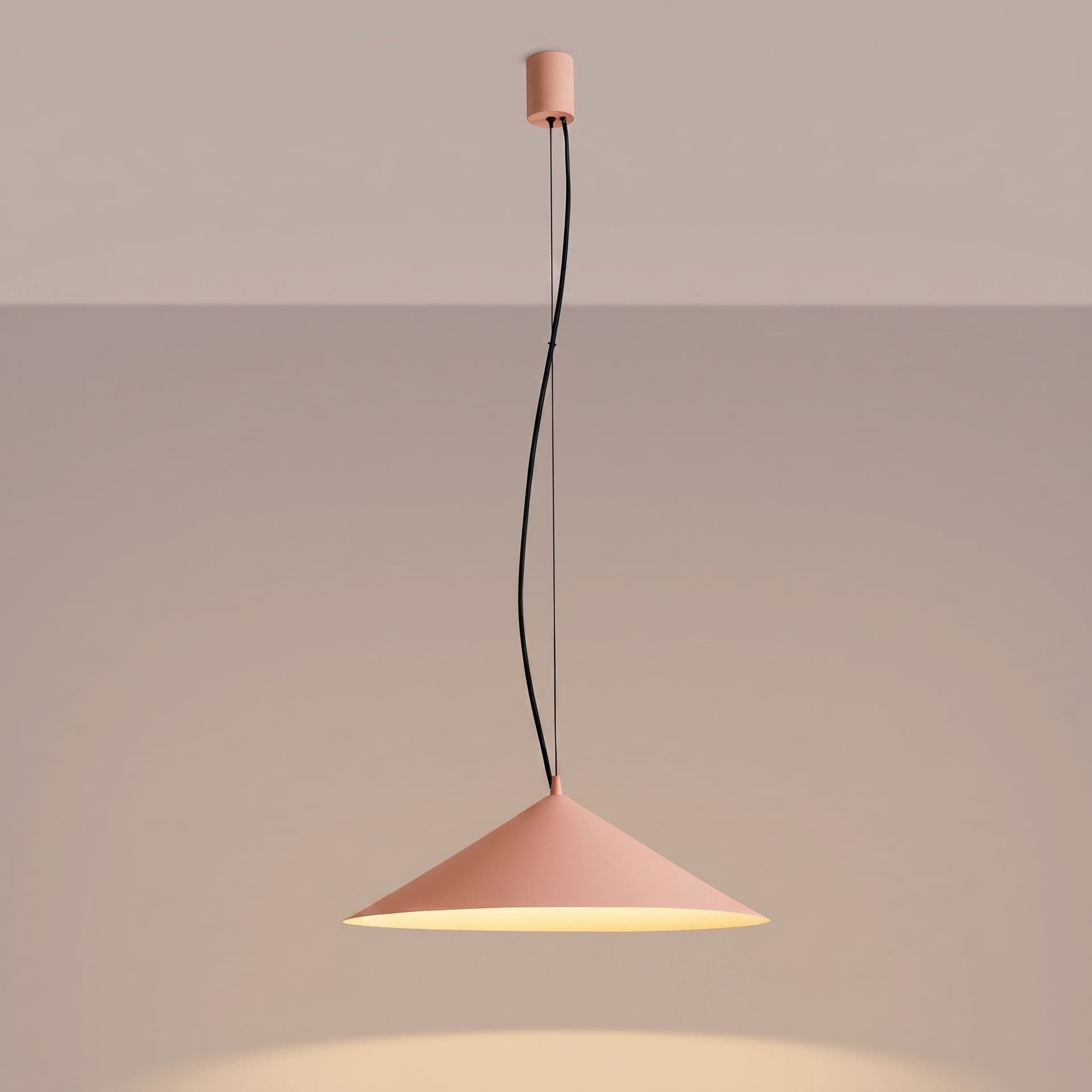 Pendant lamp FINT peach, Thoro - 312459