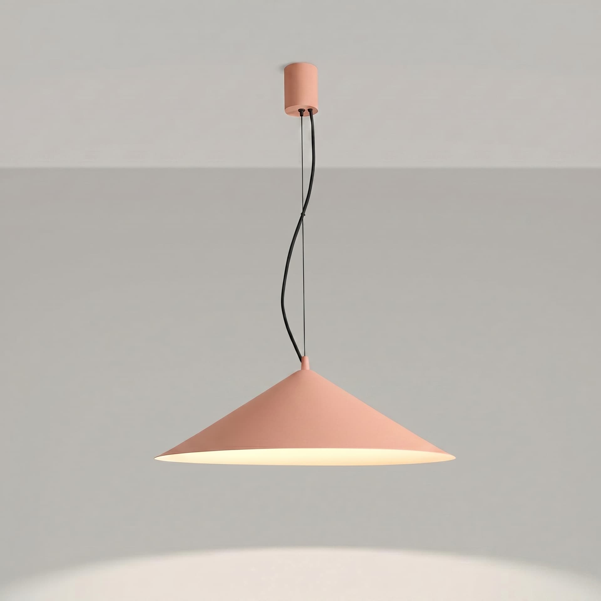 Pendant lamp FINT peach, Thoro - 312453