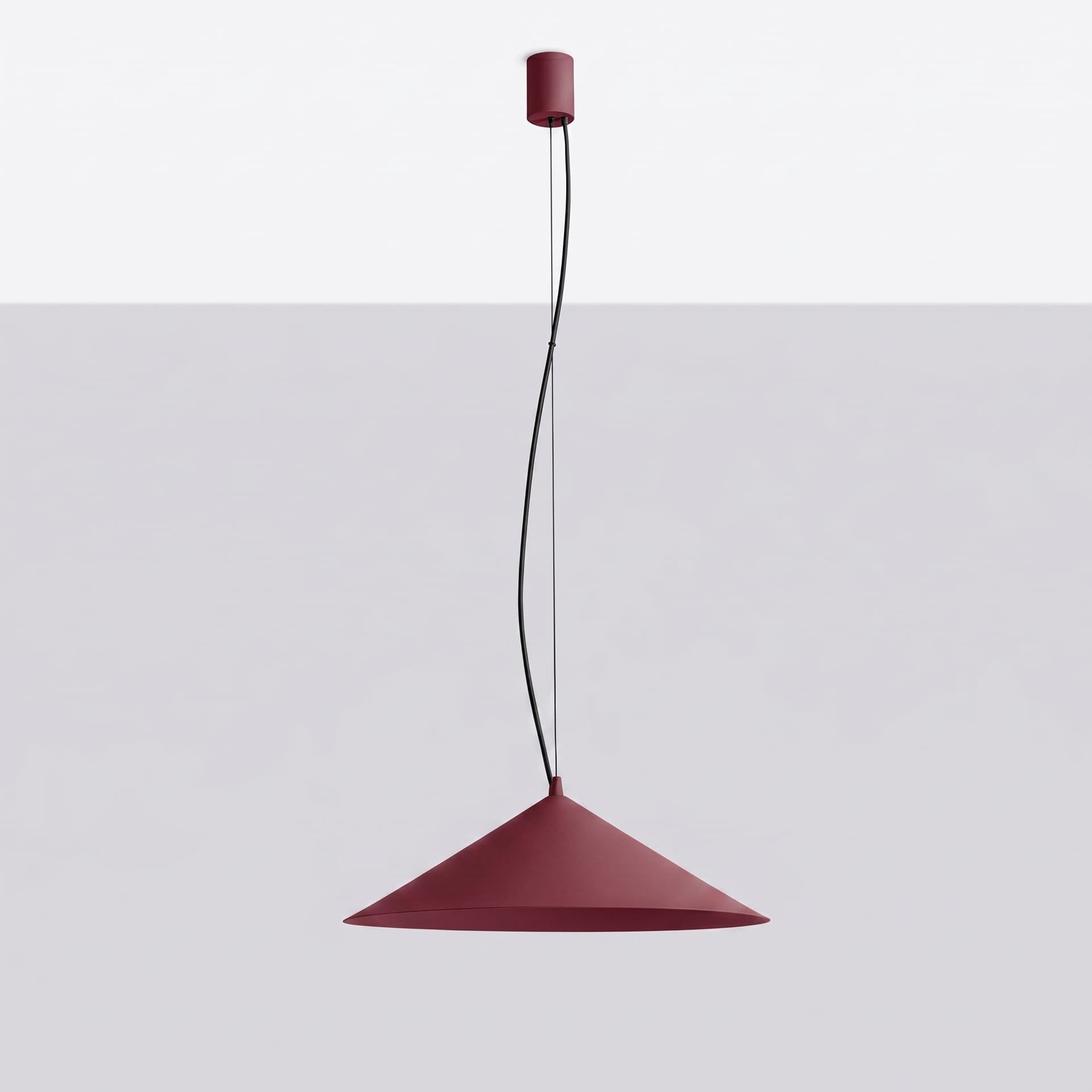 Pendant lamp FINT burgundy, Thoro - 312447
