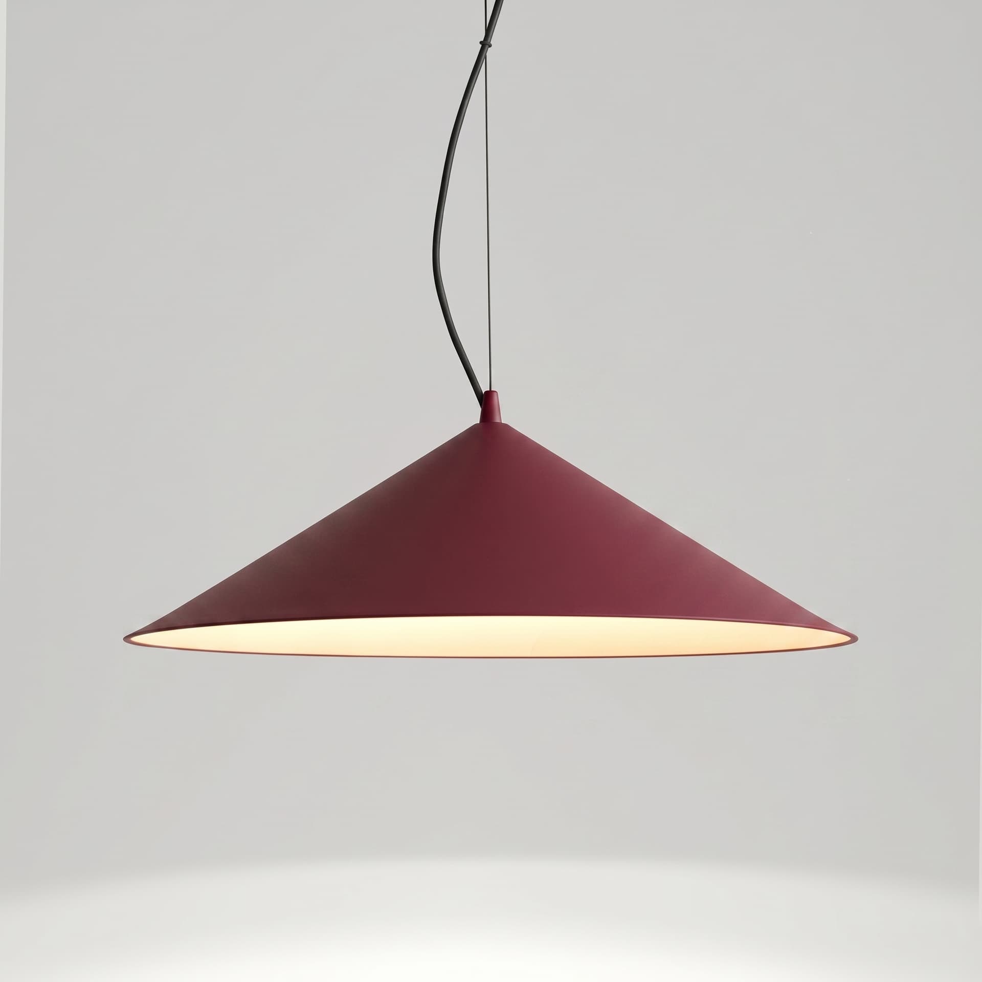 Pendant lamp FINT burgundy, Thoro - 312443