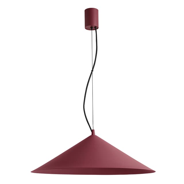Pendant lamp FINT burgundy, Thoro - DIMENSION