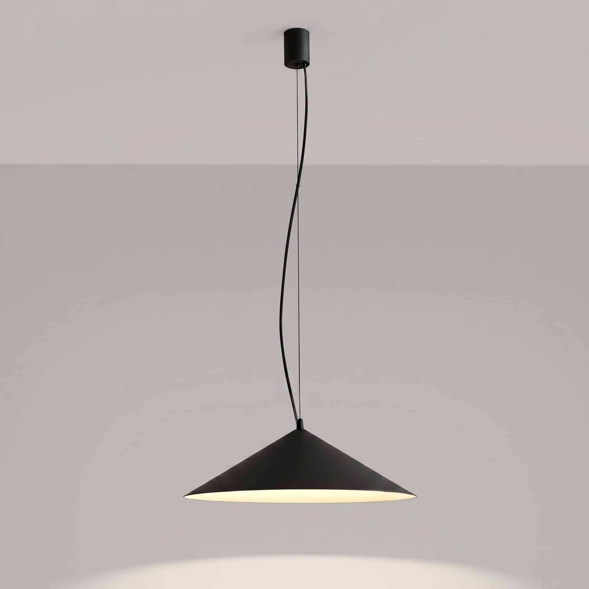 Pendant lamp FINT black, Thoro - 312437