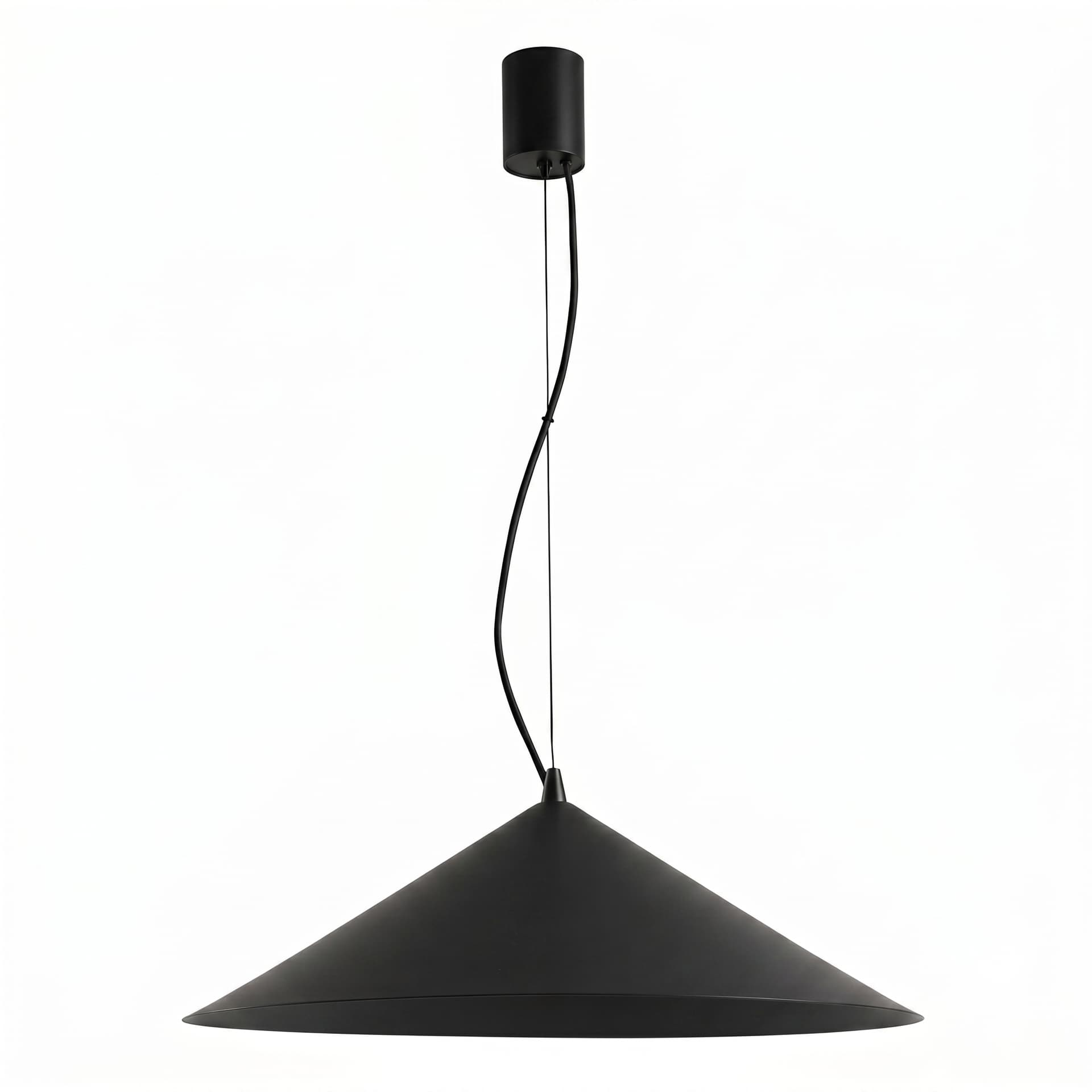 Pendant lamp FINT black, Thoro