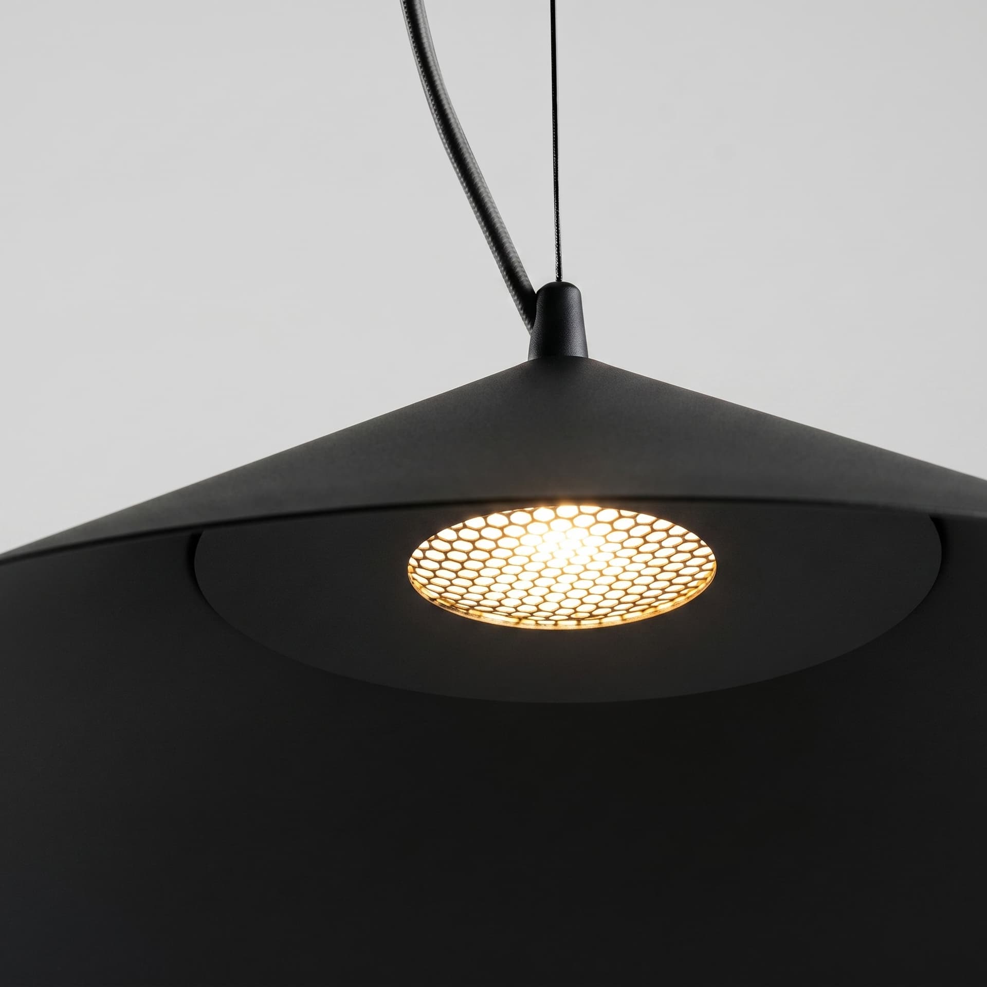 Pendant lamp FINT black, Thoro - 312433