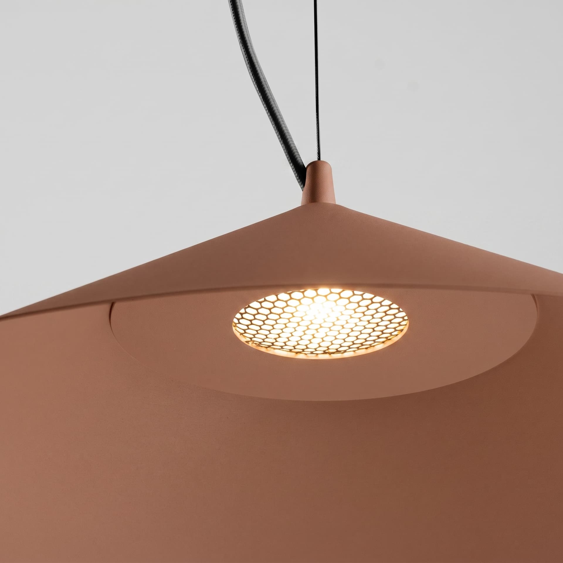 Pendant lamp FINT, mocha black, Thoro - 312411