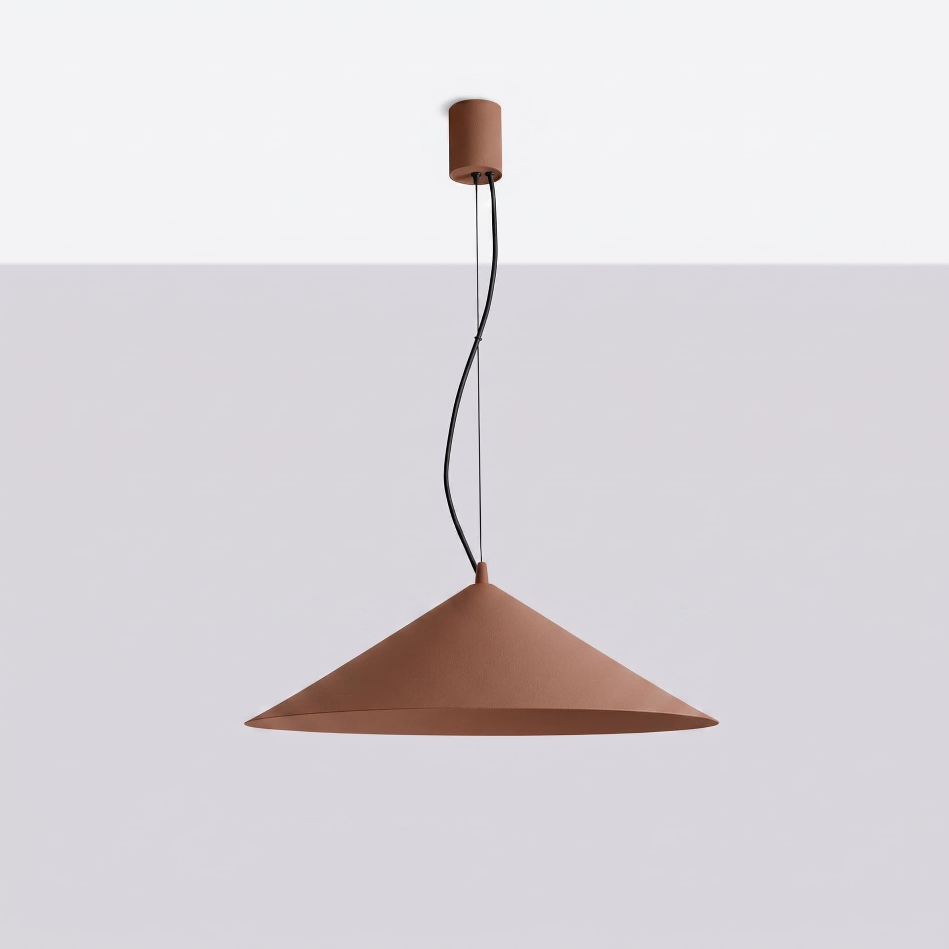 Pendant lamp FINT, mocha black, Thoro - 312407