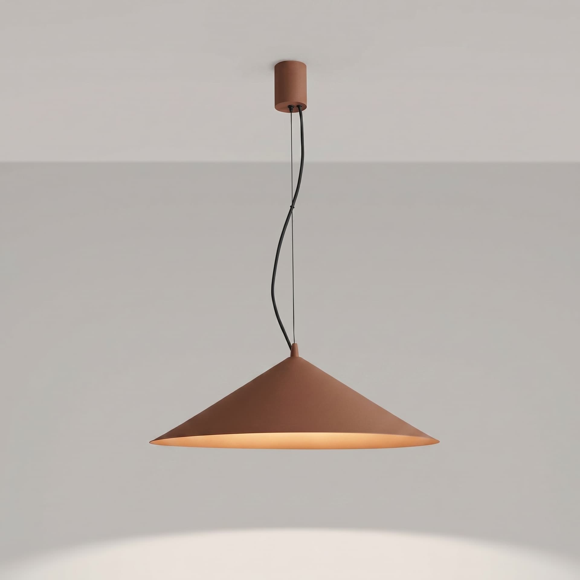 Pendant lamp FINT, mocha black, Thoro - 312409