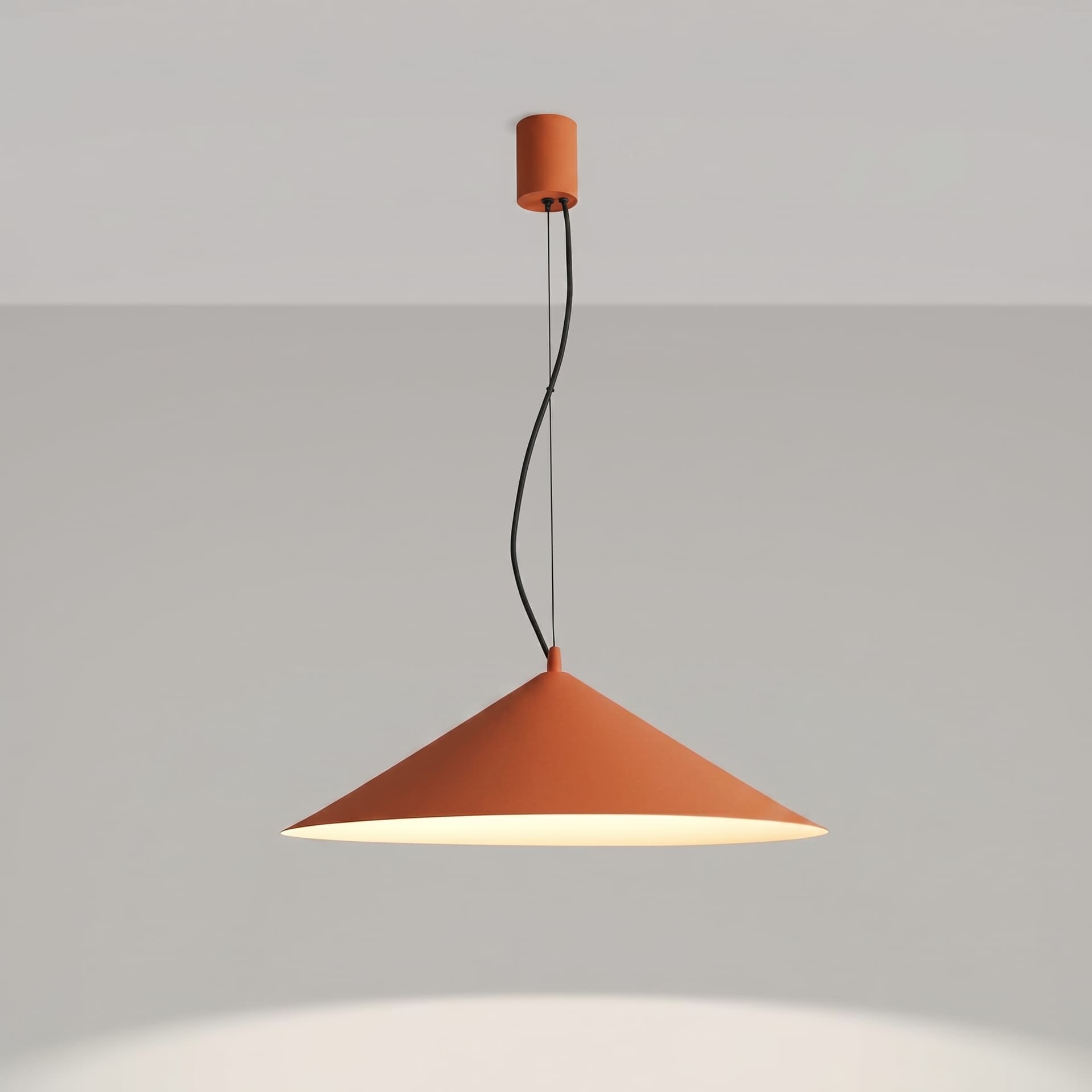 Pendant lamp FINT red ochre, Thoro - 312398