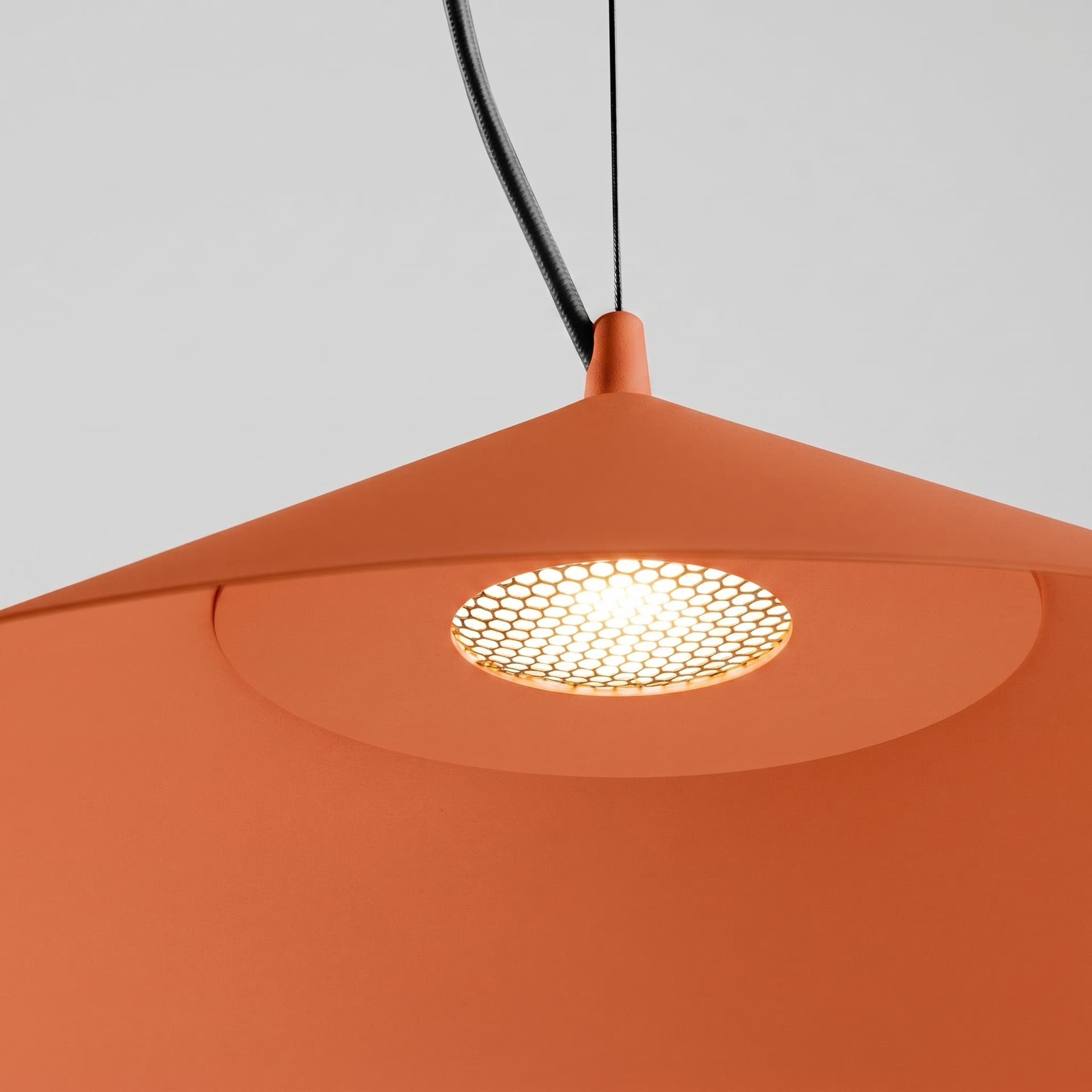 Pendant lamp FINT red ochre, Thoro - 312400