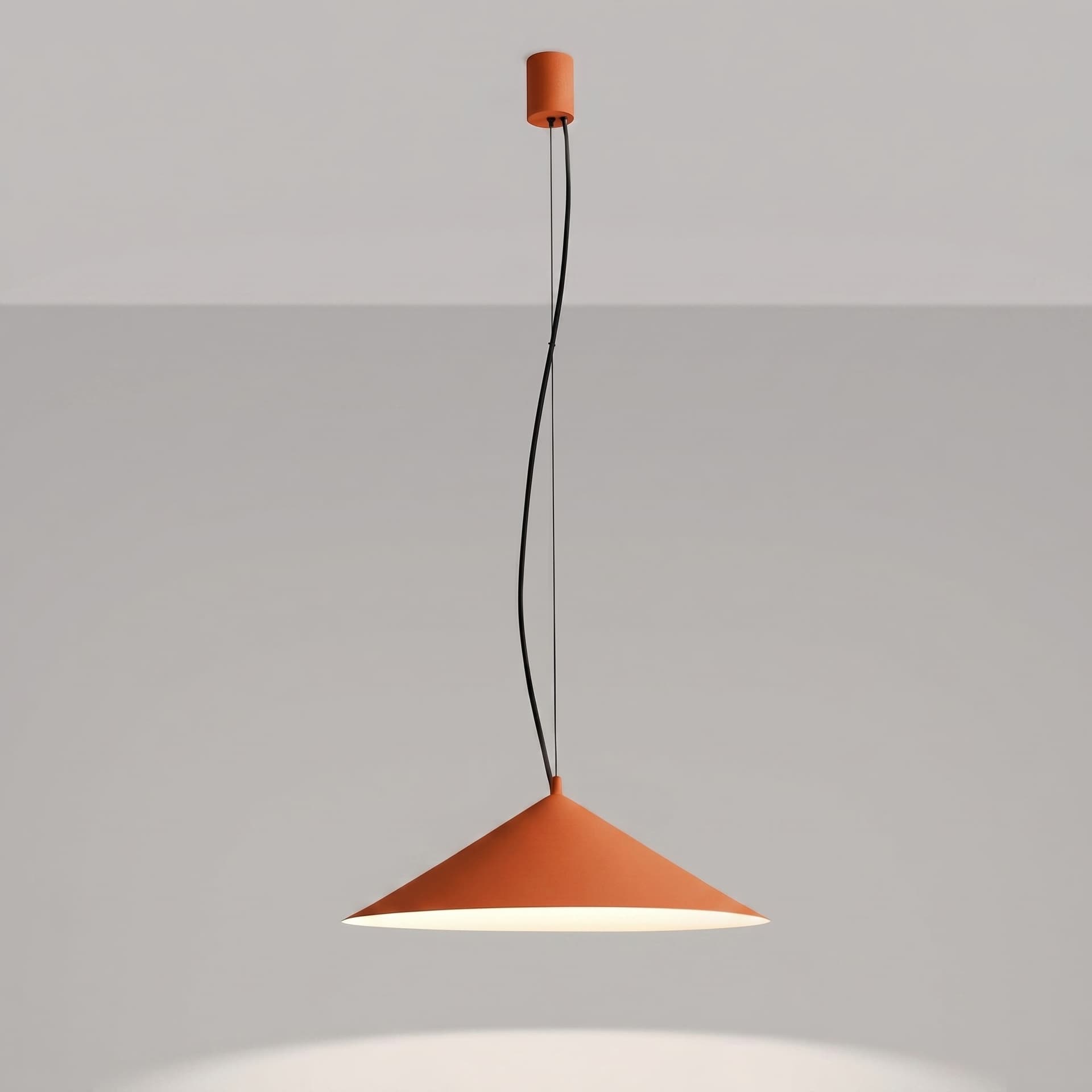 Pendant lamp FINT red ochre, Thoro - 312404