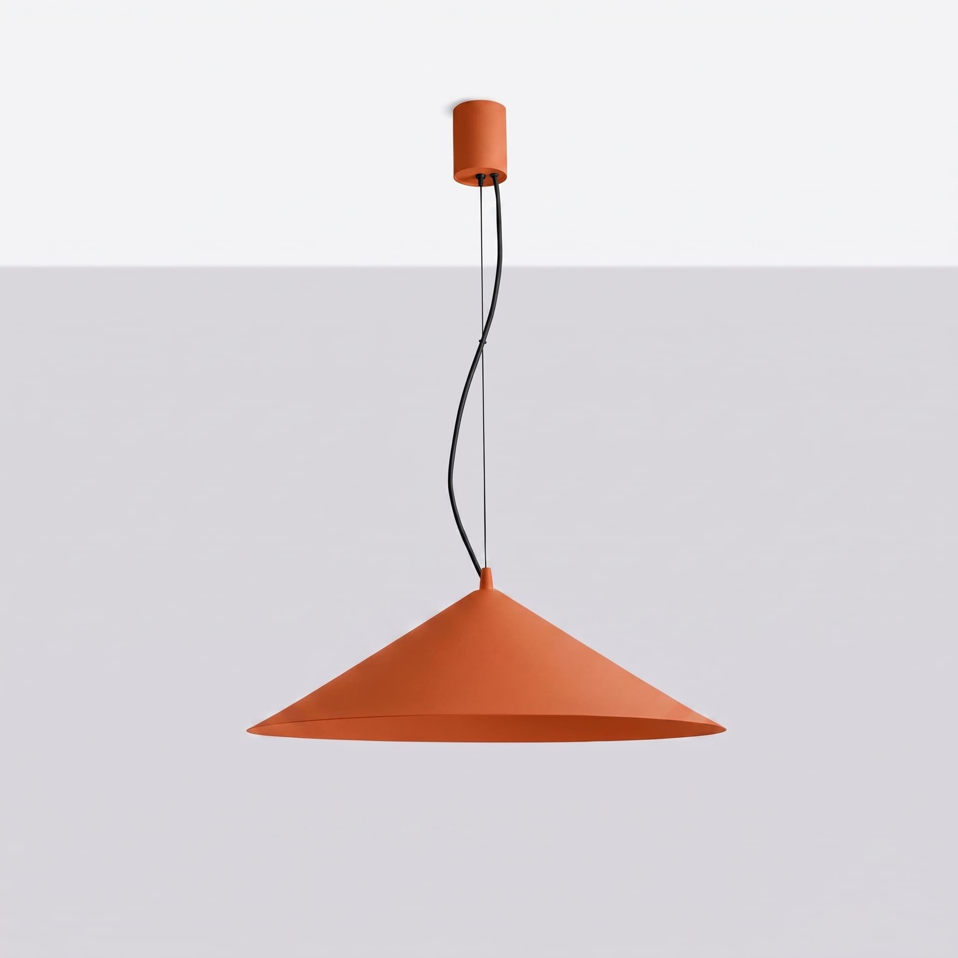 Pendant lamp FINT red ochre, Thoro - 312396