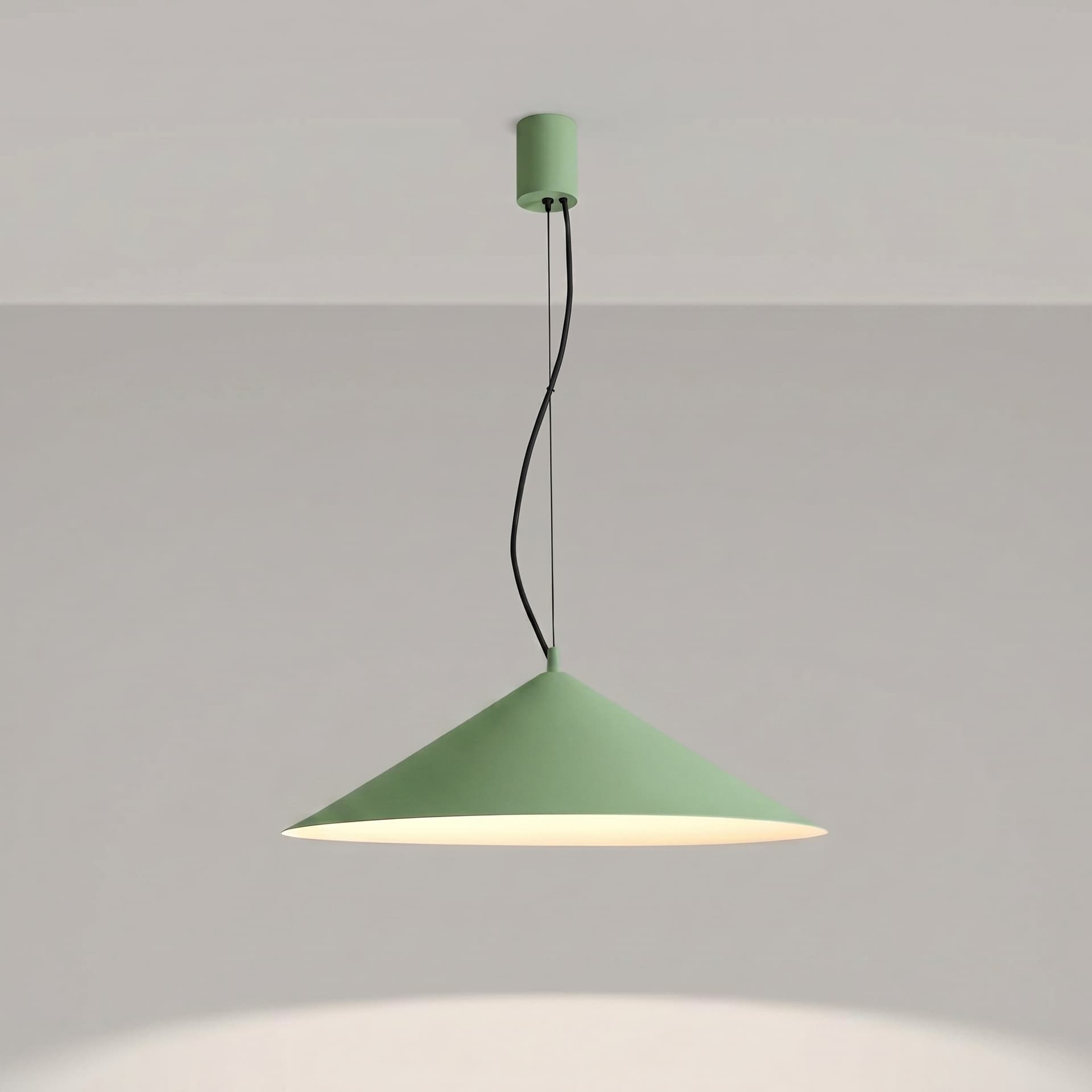 Pendant lamp FINT sage green, Thoro - 312376