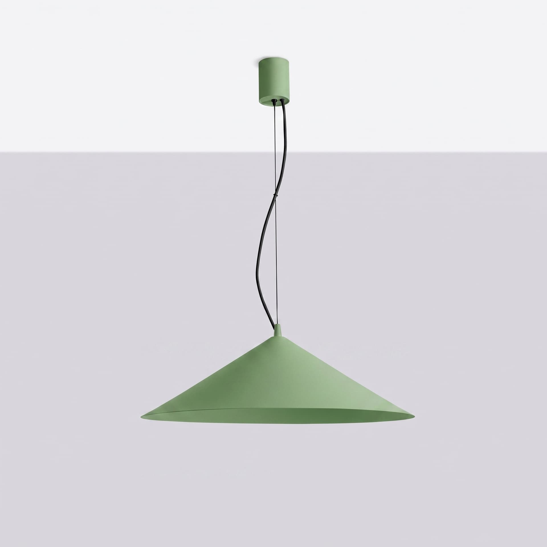 Pendant lamp FINT sage green, Thoro - 312374