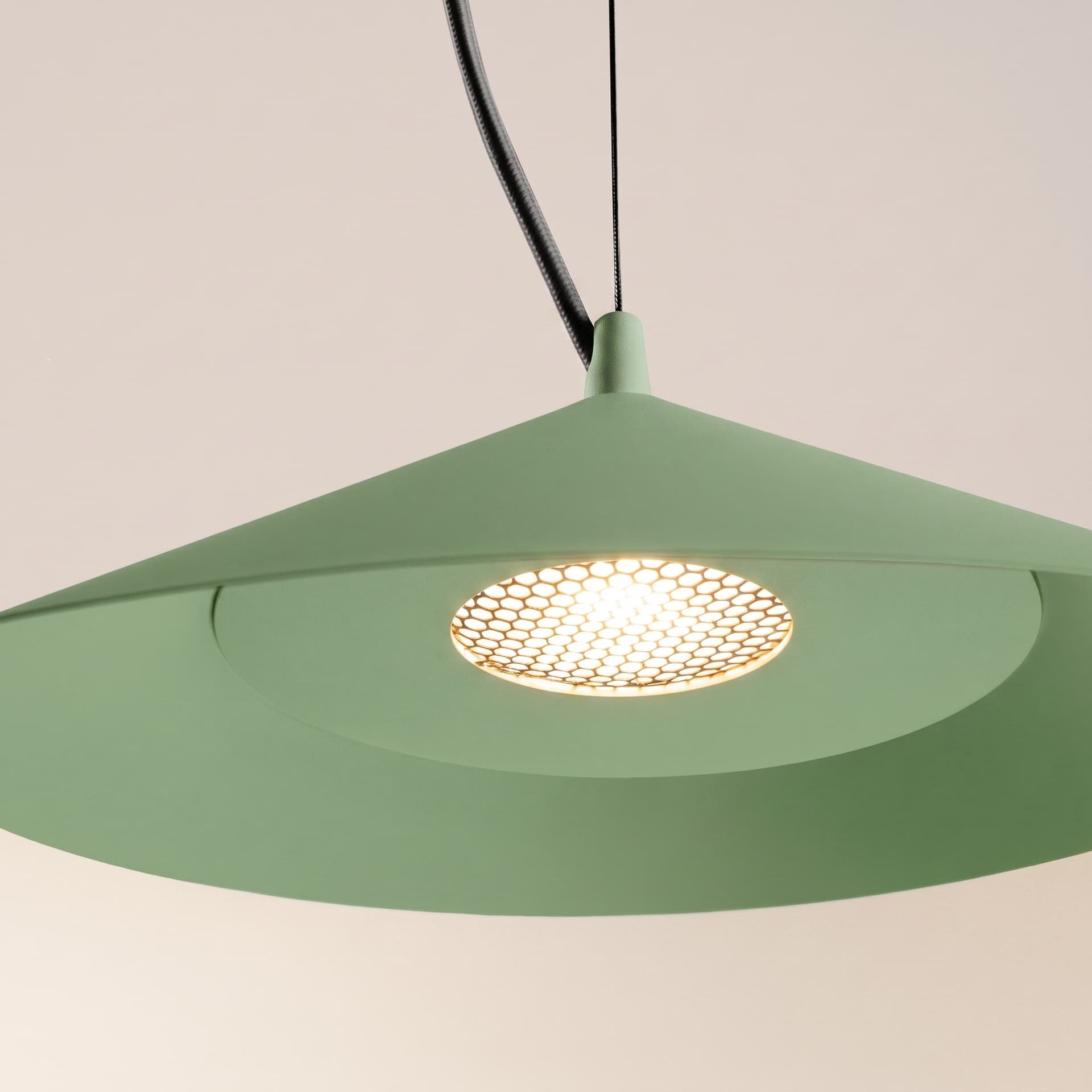 Pendant lamp FINT sage green, Thoro - 312378