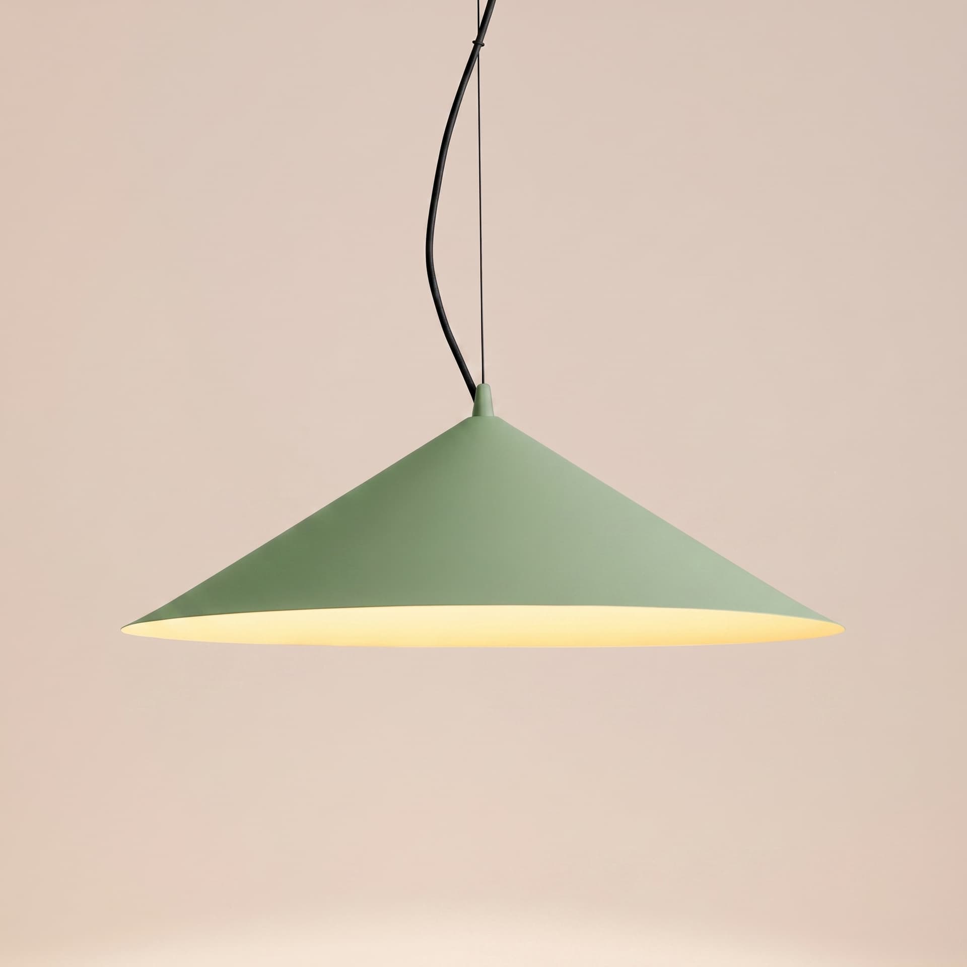 Pendant lamp FINT sage green, Thoro - 312377