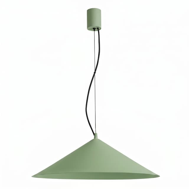 Pendant lamp FINT sage green, Thoro - DIMENSION