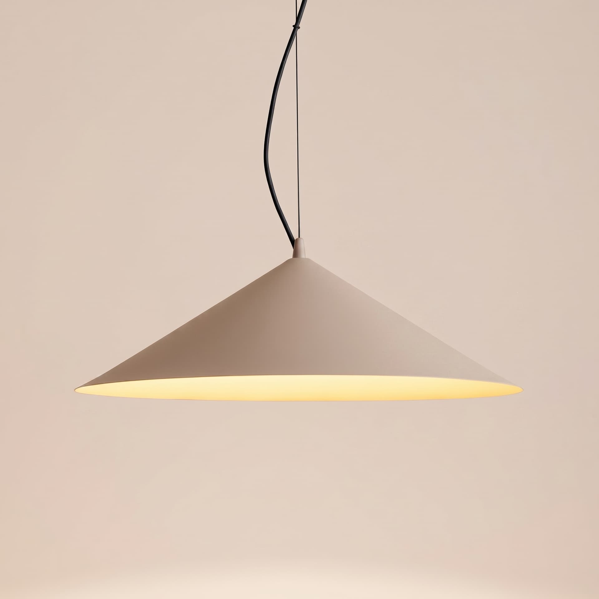 Pendant lamp FINT taupe, Thoro - 312366